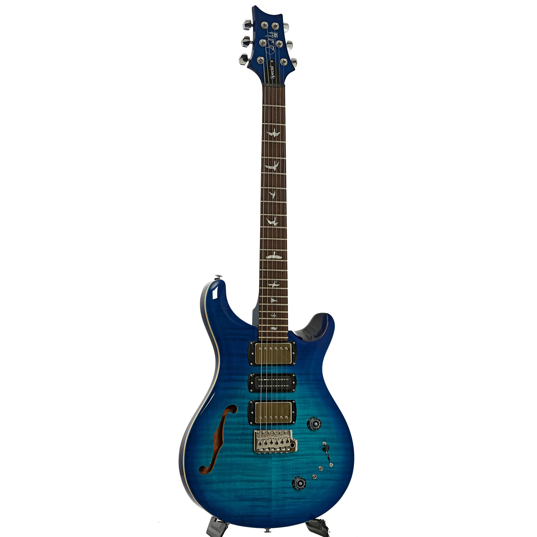 PRS SE Special Semi-Hollow Electric Guitar Lake Blue - Image 3