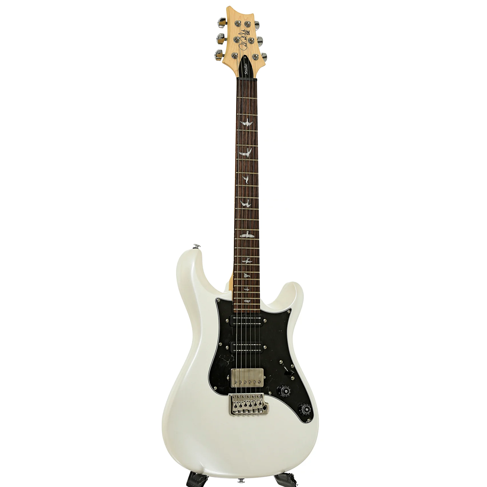 PRS SE Studio Standard Electric Guitar Pearl White - Image 3