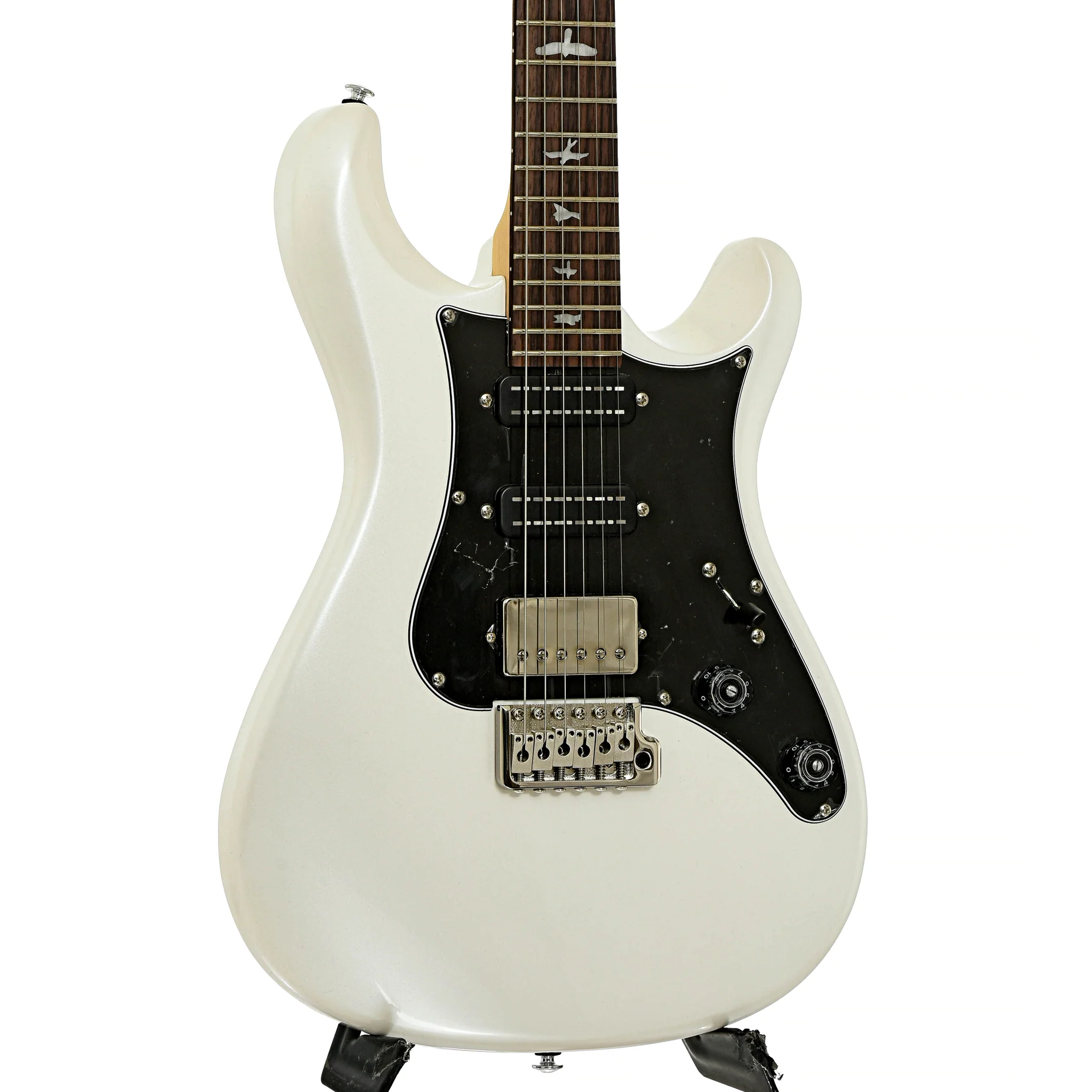 PRS SE Studio Standard Electric Guitar Pearl White - Image 4