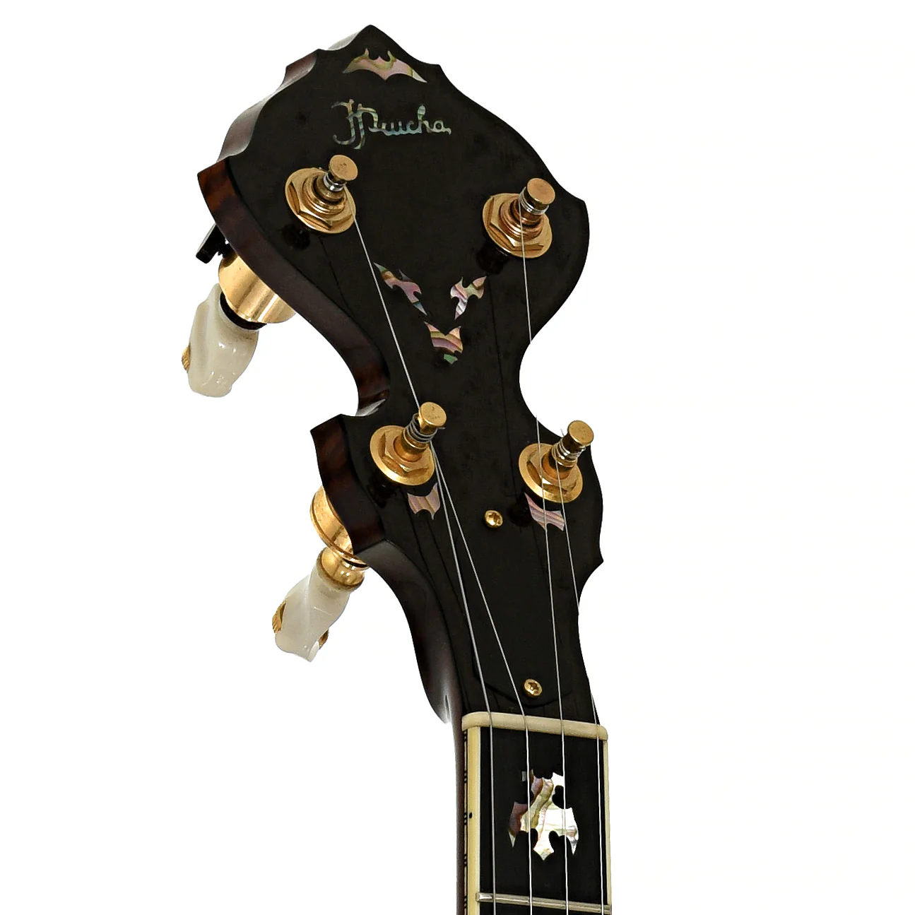 Prucha Bat Custom Resonator Banjo (1999) - Image 8