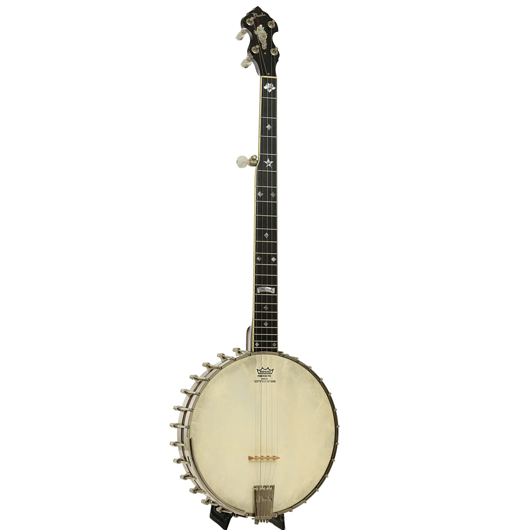 Prucha Premium Griffin Open Back Banjo (2000) - Image 3