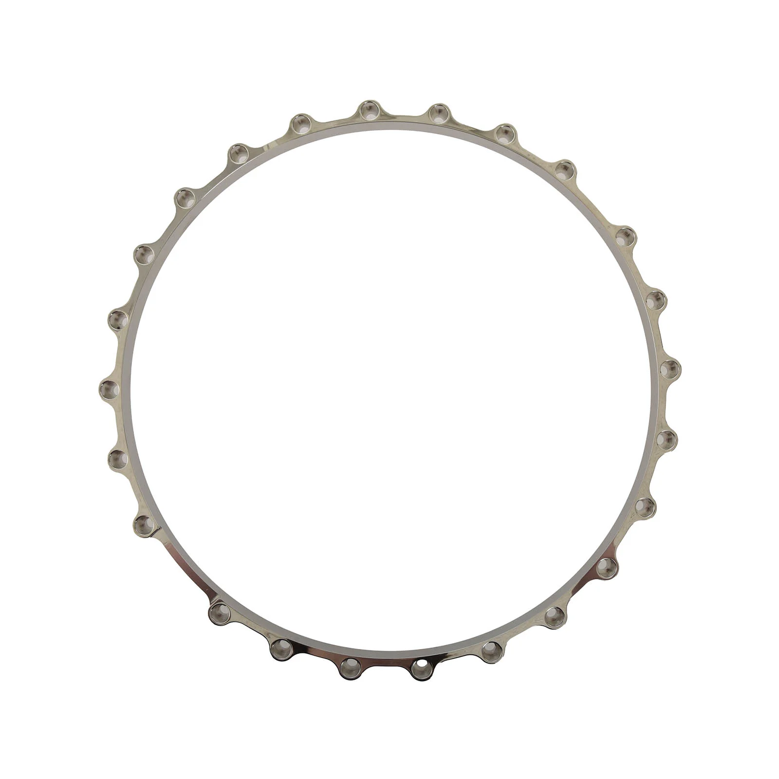 Prucha Top Tension Banjo Hoop, Pot Metal, Nickel Plated - Image 2