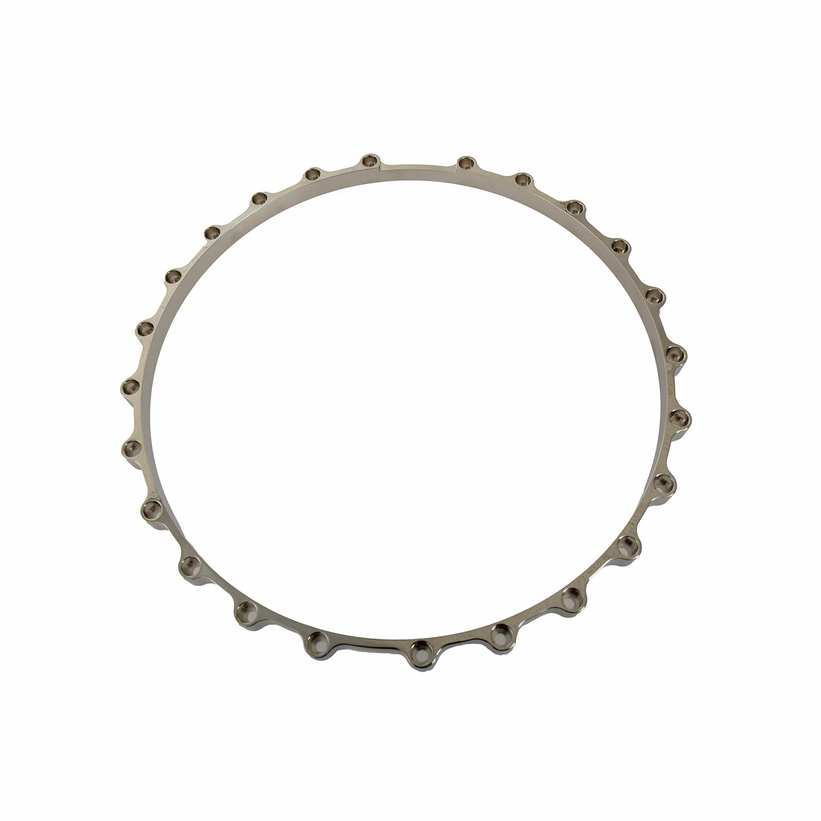 Prucha Top Tension Banjo Hoop, Pot Metal, Nickel Plated - Image 3