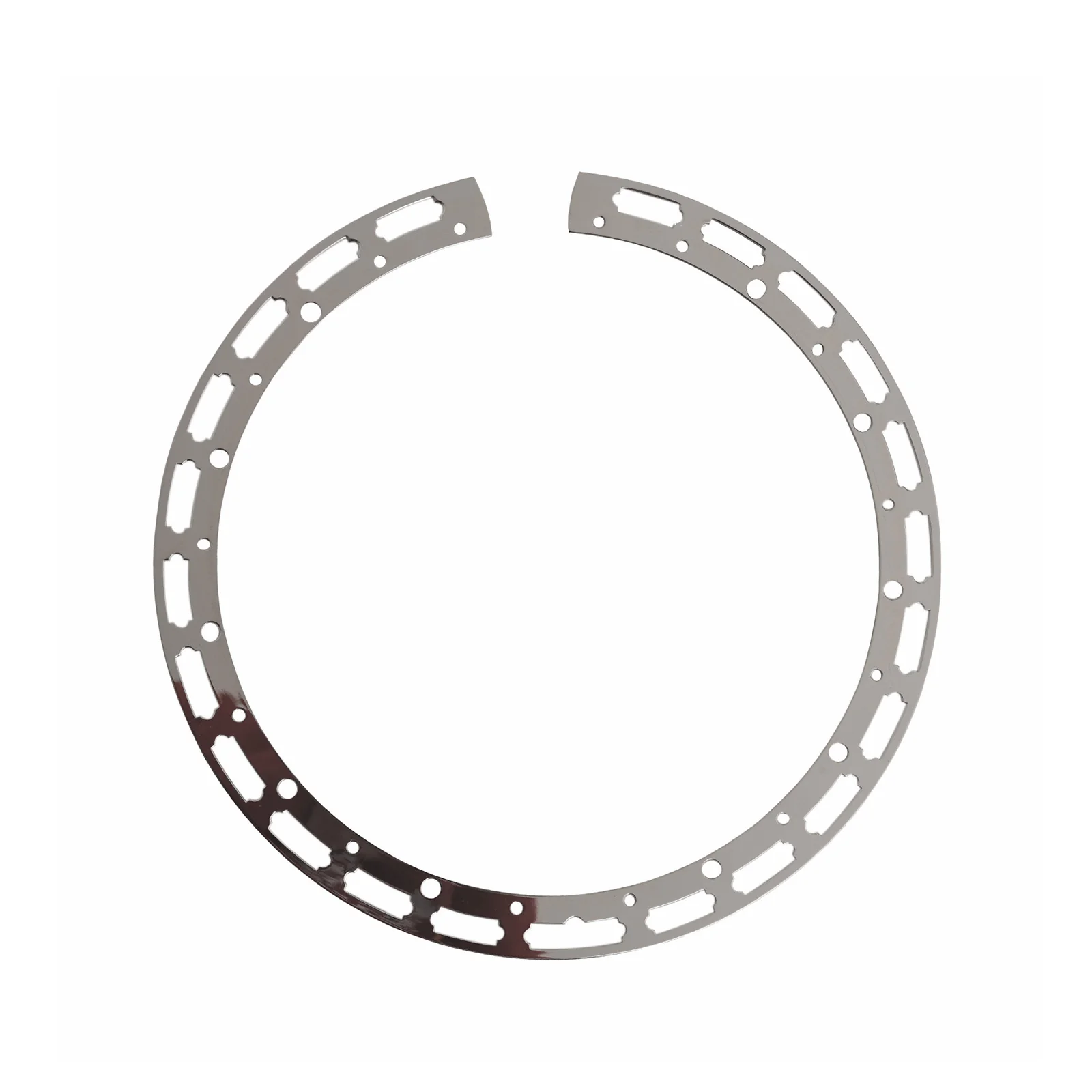 Prucha Two-Piece Banjo Flange, Nickel - Image 2