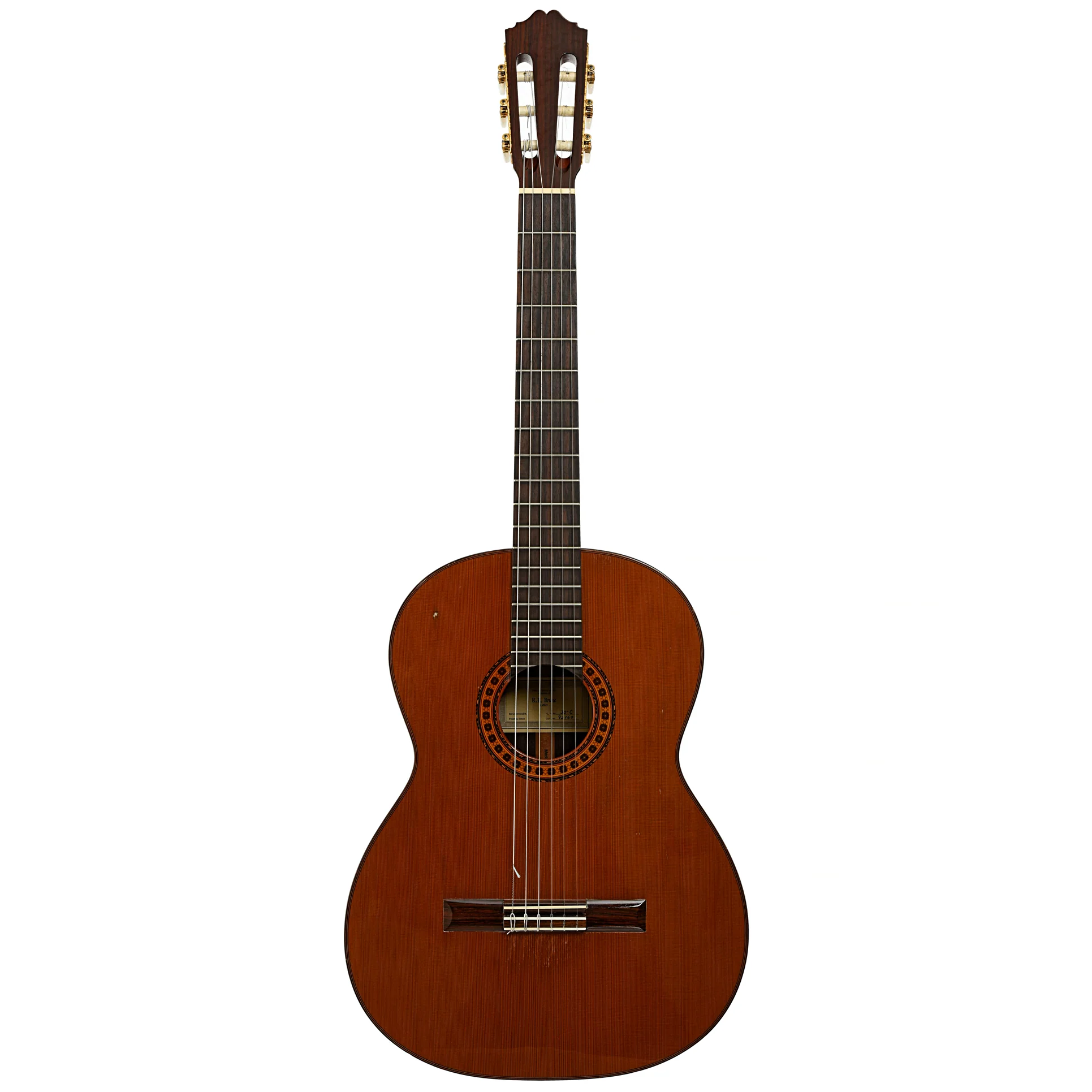 R.E. Brune Model 30-C Classical Guitar (1992) - Image 14