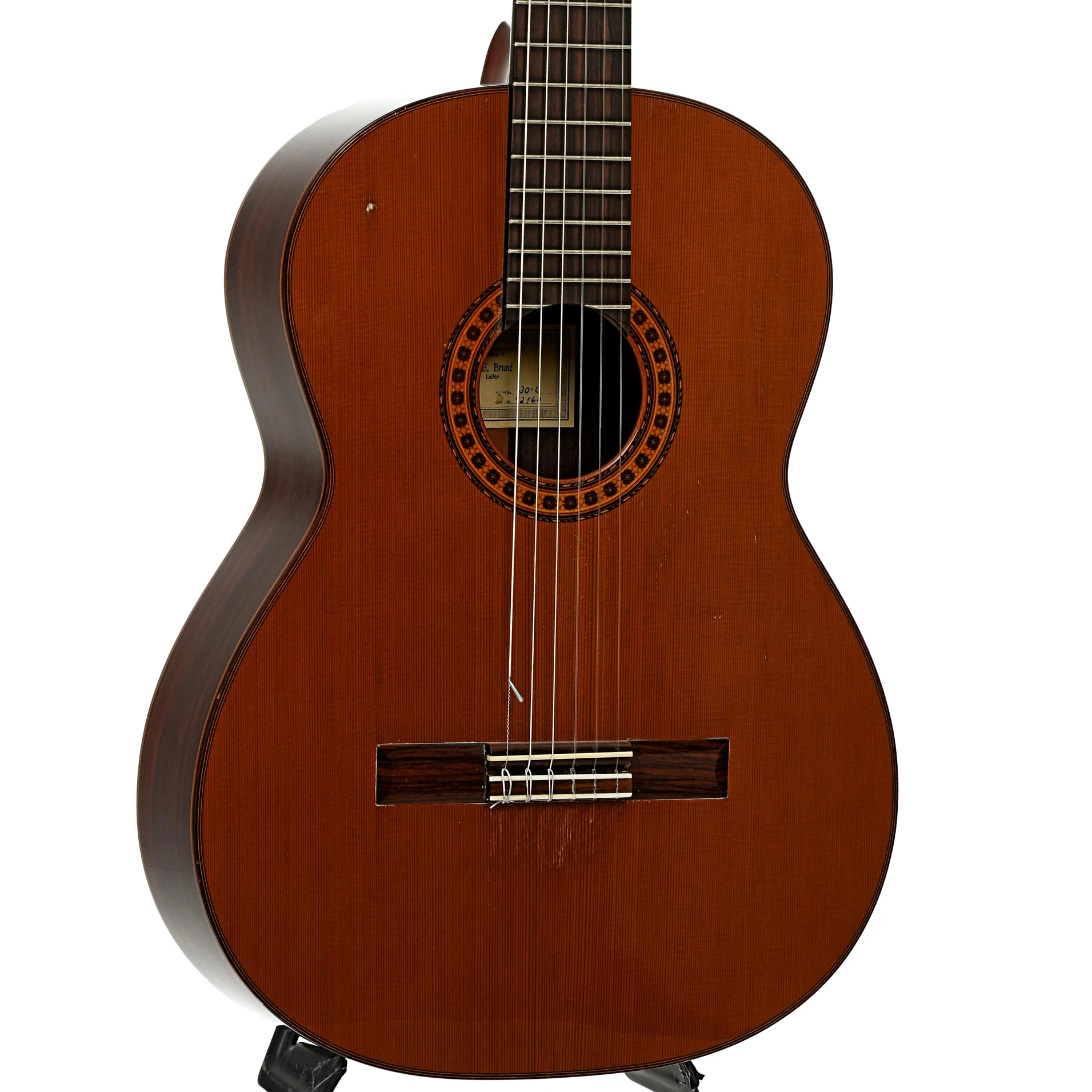 R.E. Brune Model 30-C Classical Guitar (1992) - Image 4