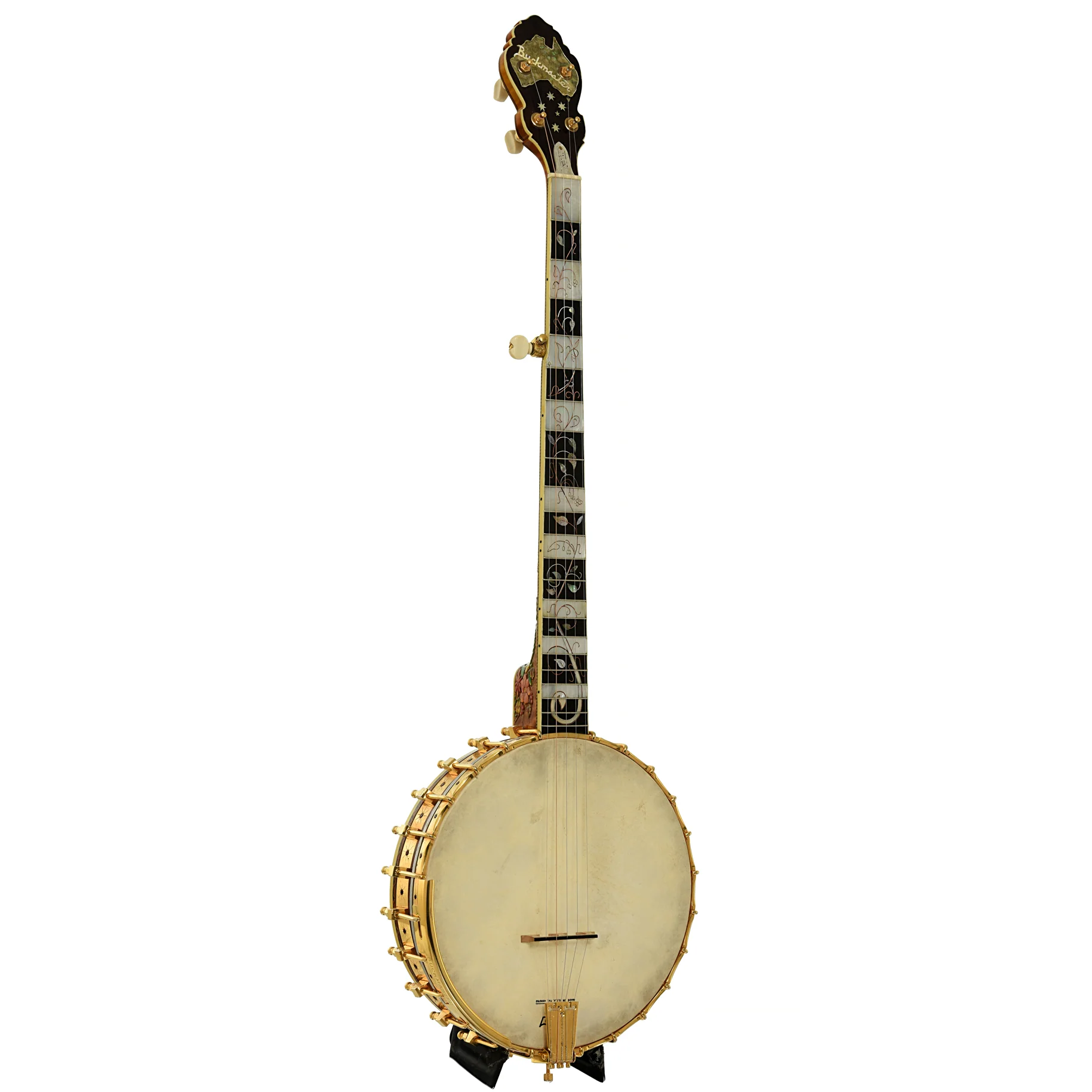 R.O. Buckmaster Deluxe Open Back Banjo (c.2000) - Image 3