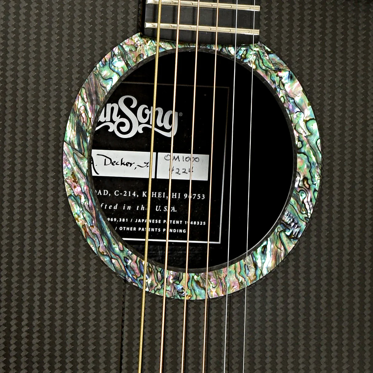 RainSong OM1000 Acoustic-Electric Guitar (c.2001) - Image 6