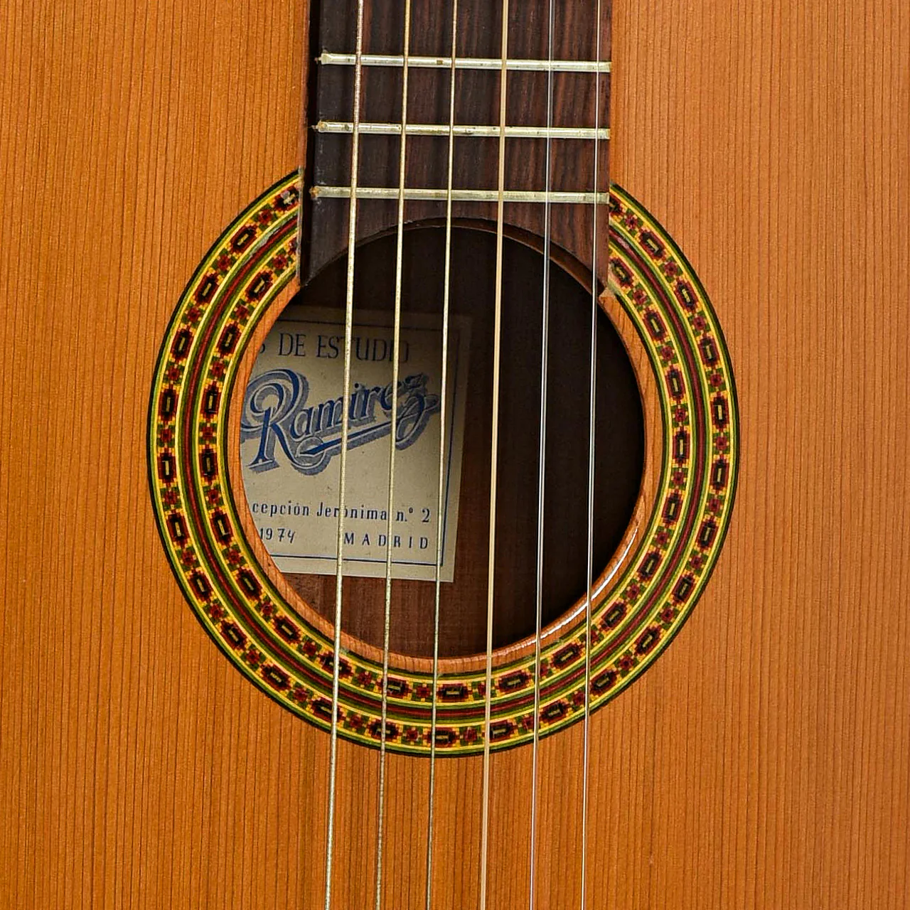 Ramirez De Estudio No.2 Classical Guitar (1974) - Image 6
