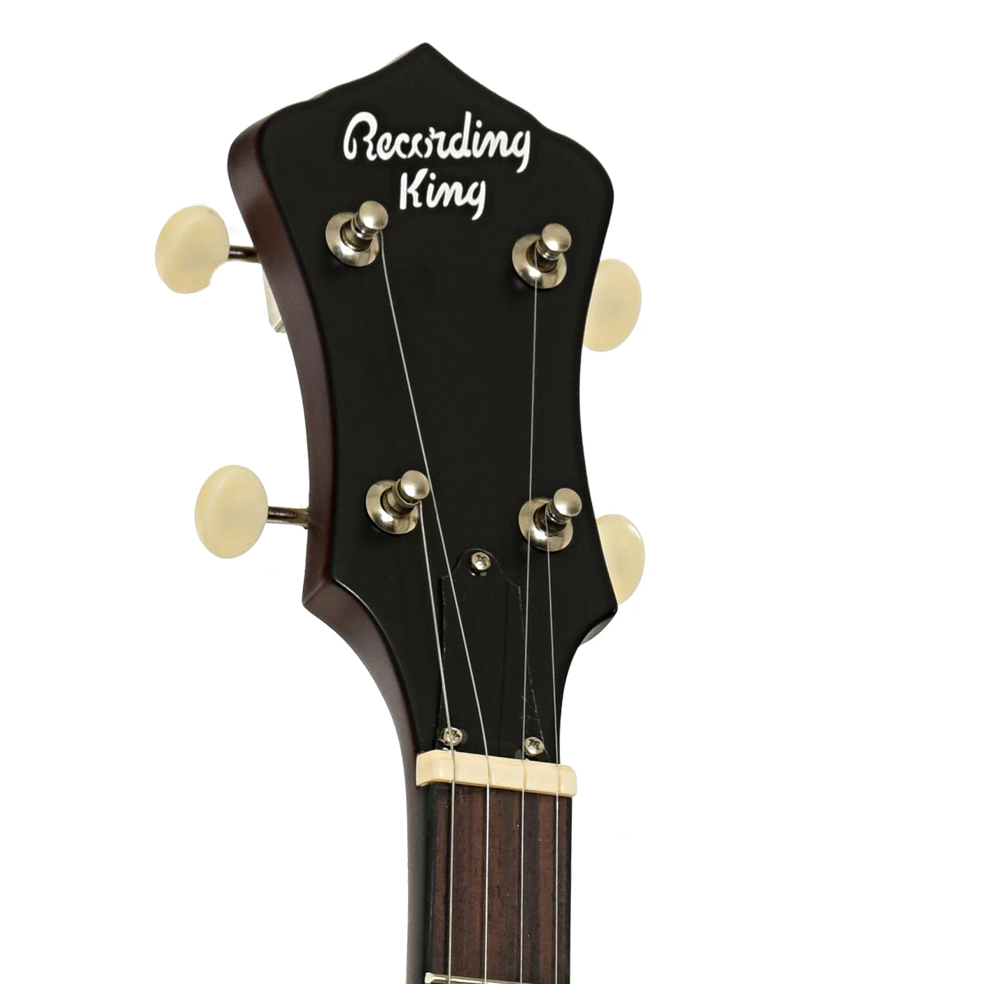 Recording King Dirty 30s Open Back Banjo Mahogany - Image 8