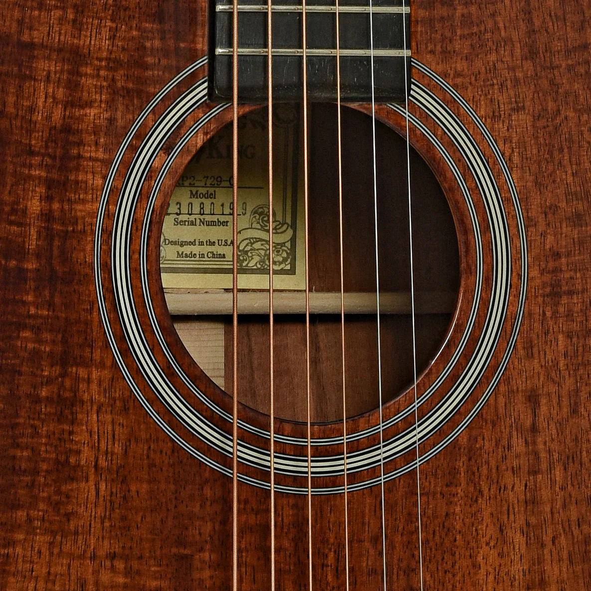 Recording King Koa 00 Cutaway Acoustic Guitar (2023) - Image 6
