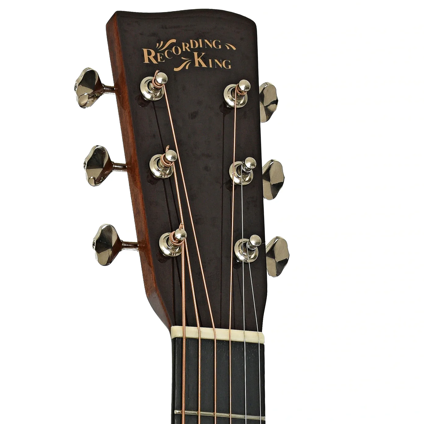 Recording King Koa 00 Cutaway Acoustic Guitar (2023) - Image 8