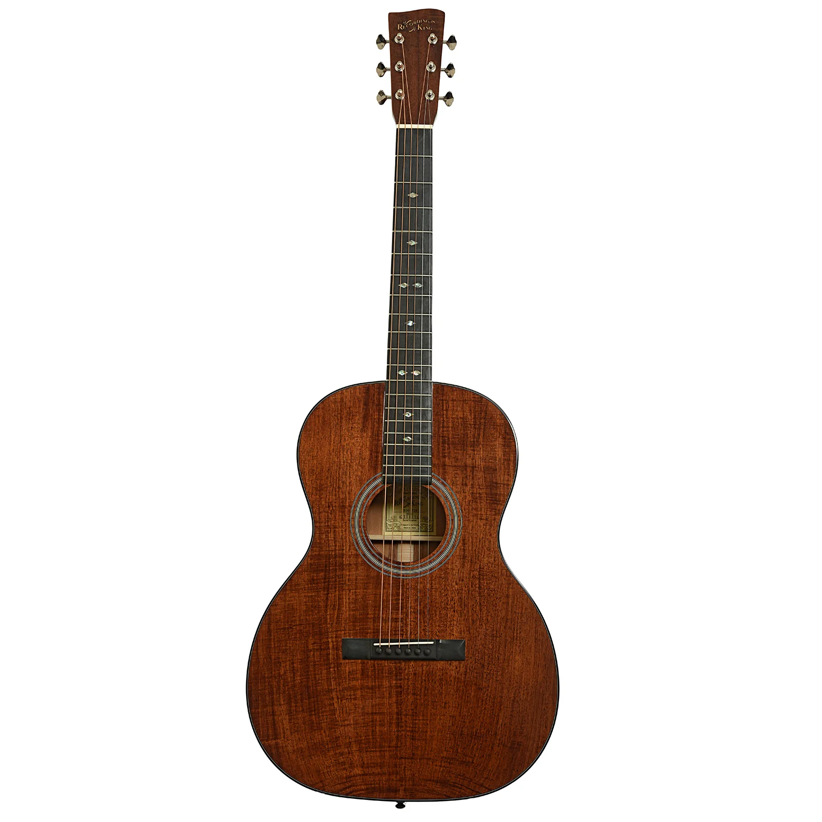 Recording King Koa 12-Fret 000 Acoustic Guitar (2023) - Image 14