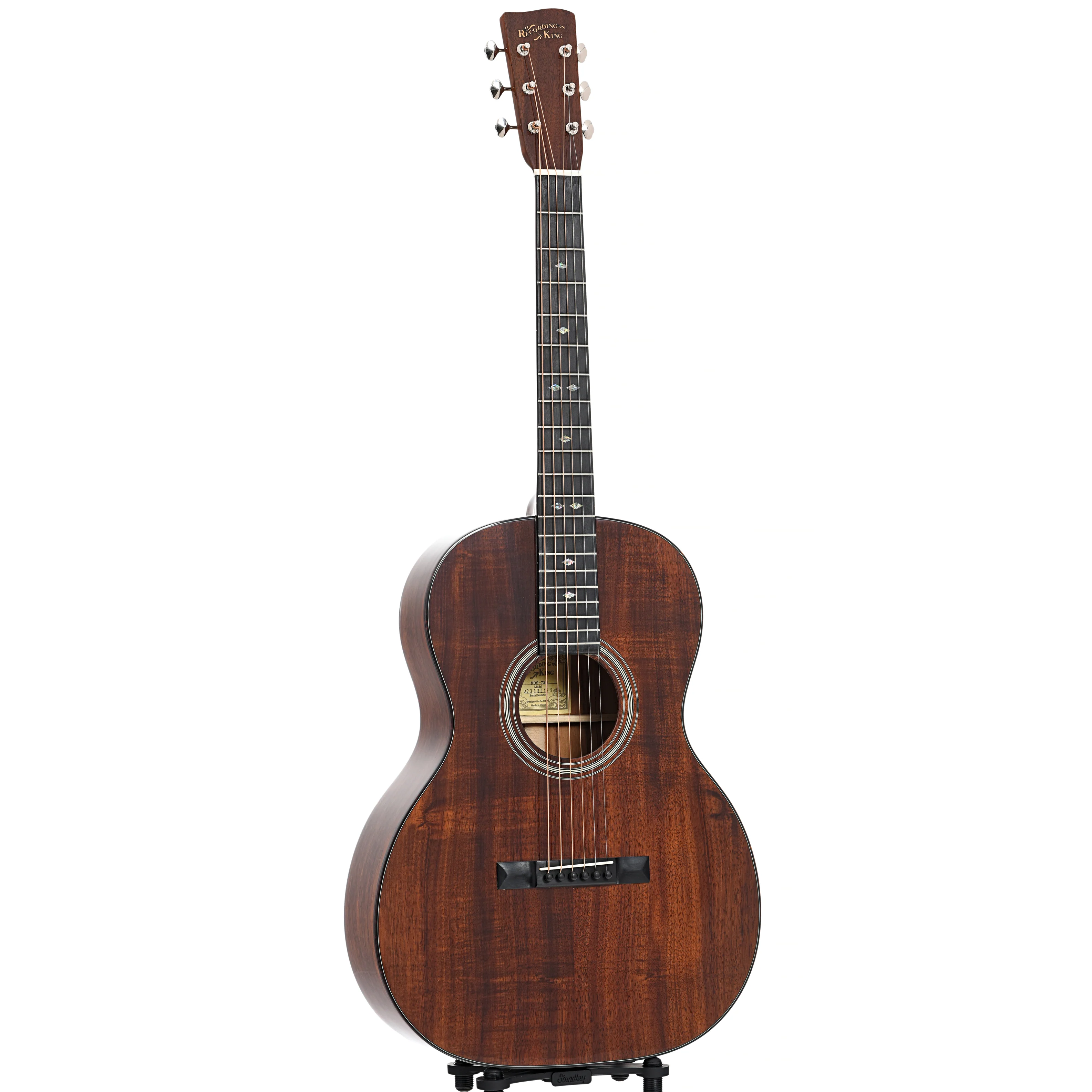 Recording King Koa 12-Fret 000 Acoustic Guitar - Image 3