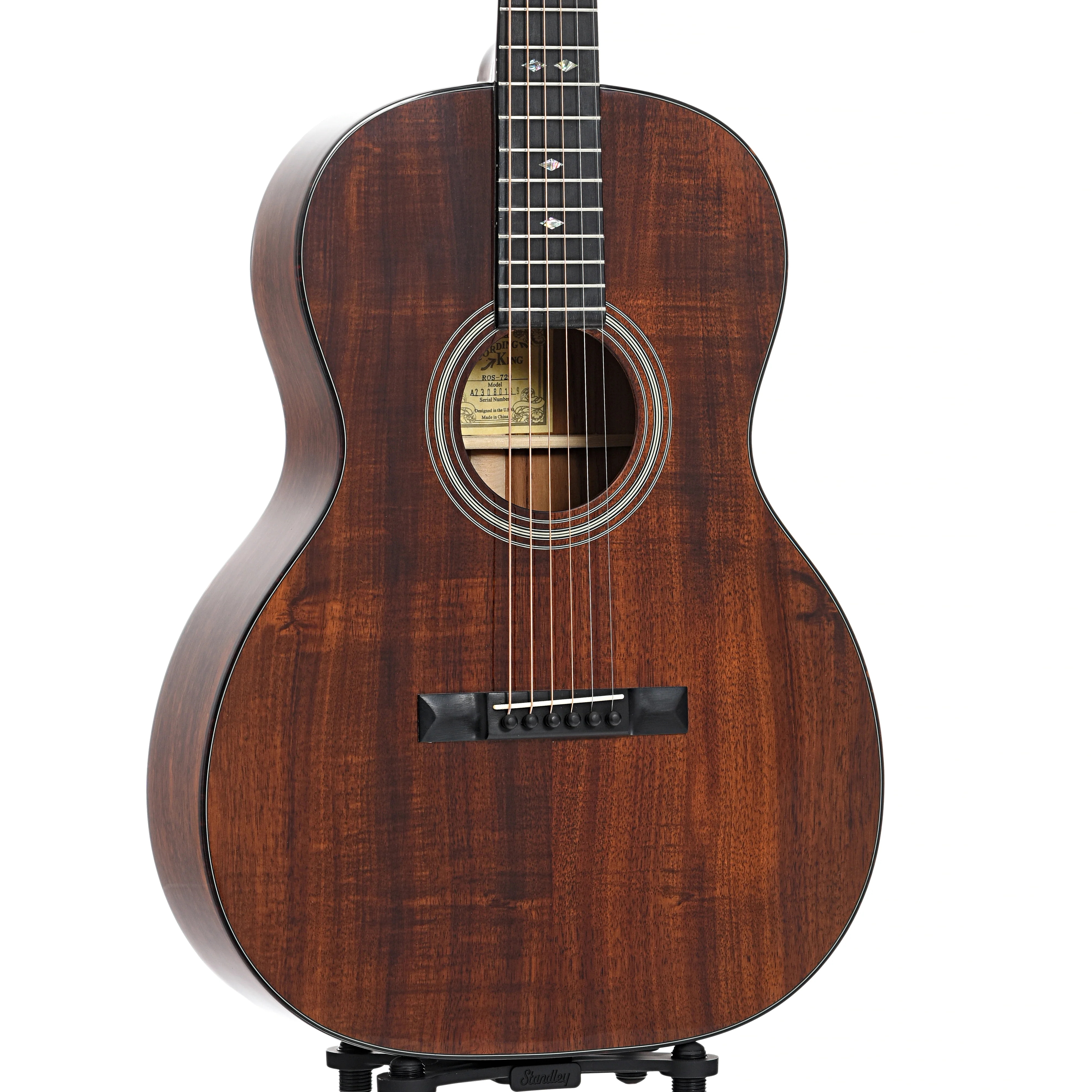 Recording King Koa 12-Fret 000 Acoustic Guitar - Image 4