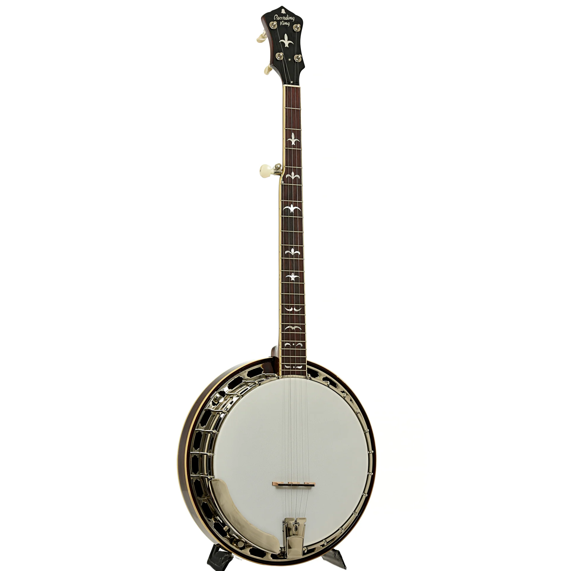 Recording King Madison Resonator Banjo, Mahogany - Image 3