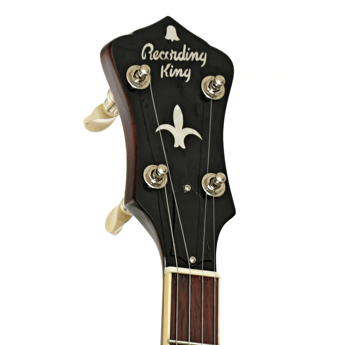 Recording King Madison Resonator Banjo, Mahogany - Image 8
