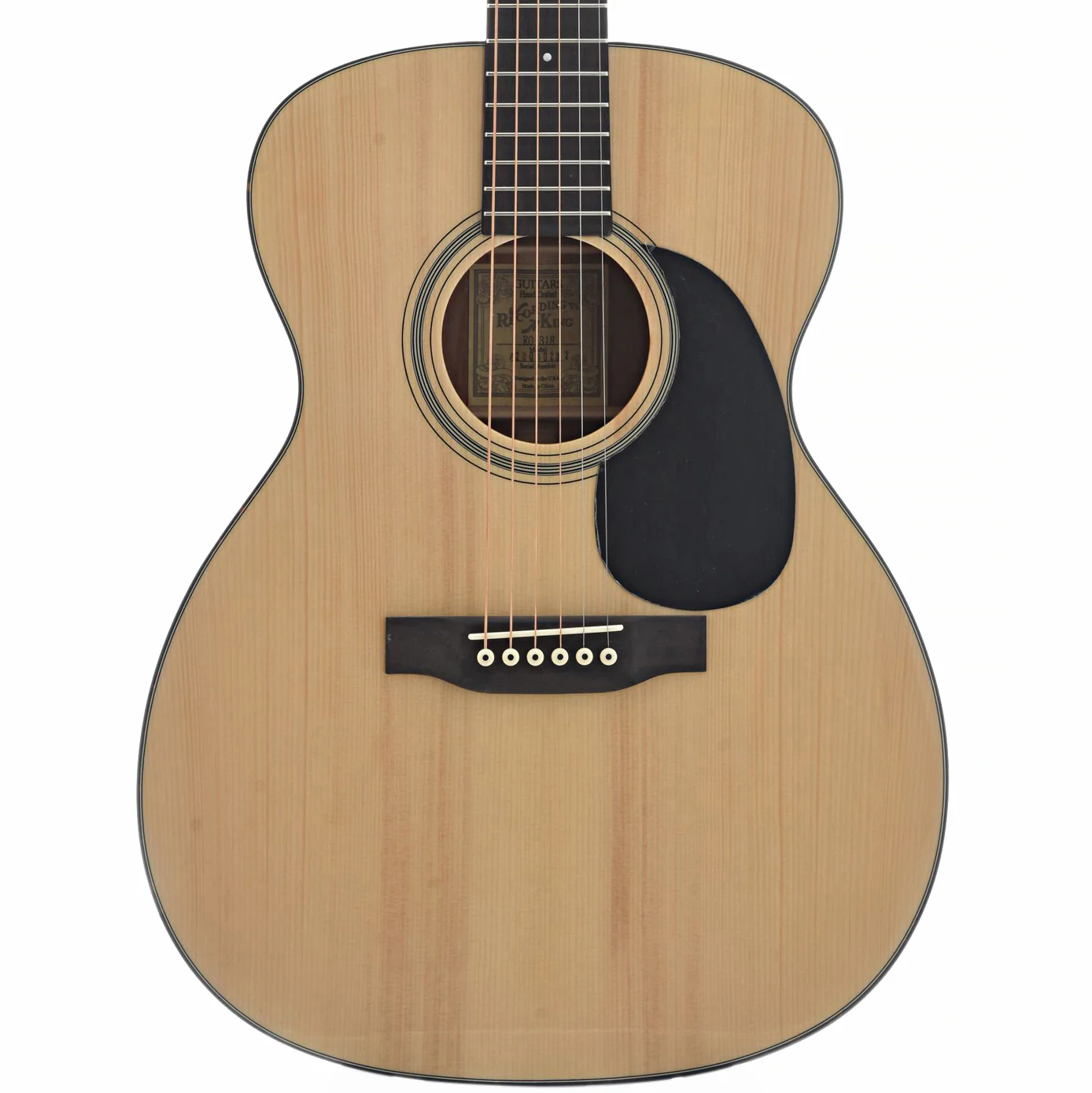 Recording King RO-318 Mahogany 000 Acoustic Guitar with Deluxe Adirondack Top - Image 3