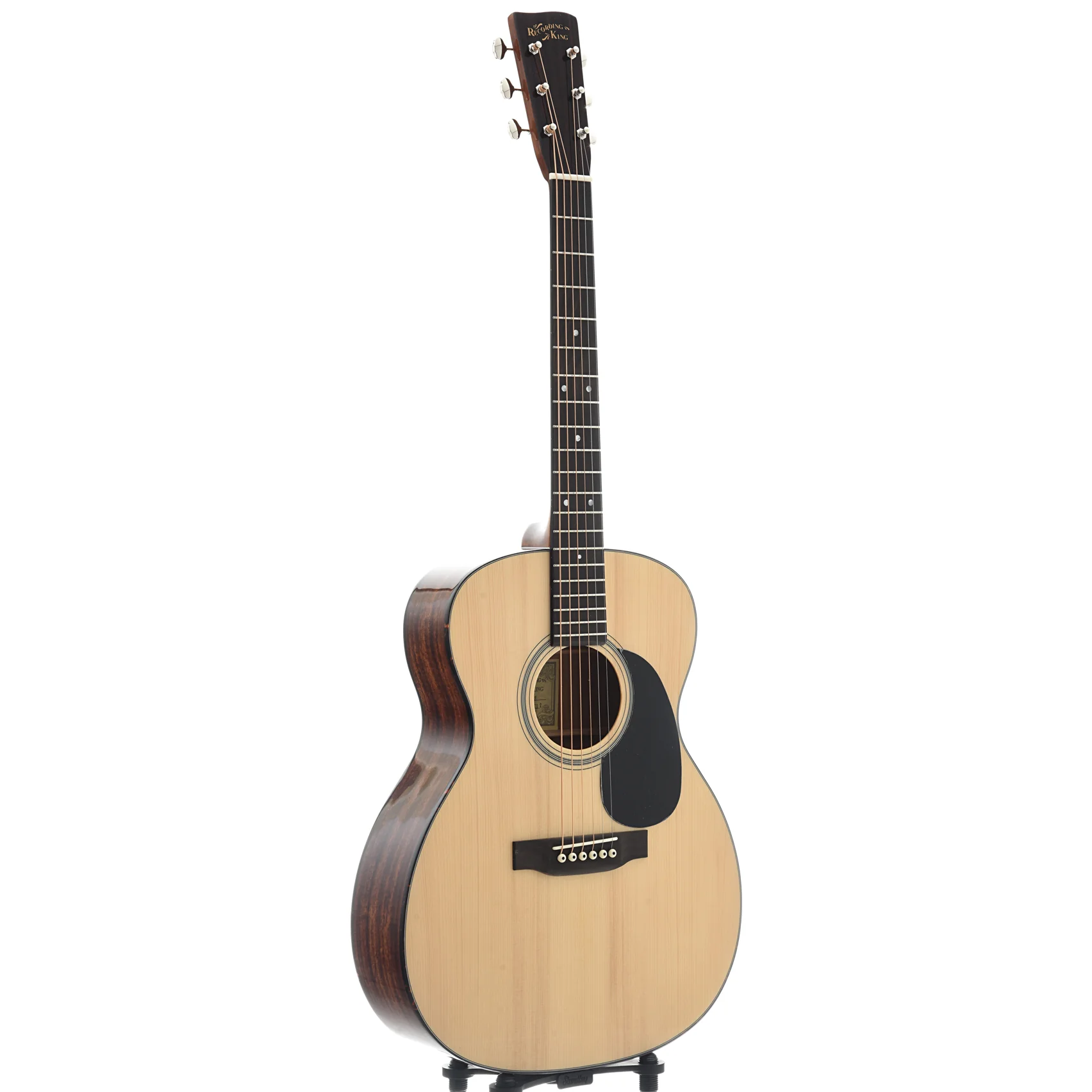 Recording King RO-318 Mahogany 000 Acoustic Guitar with Deluxe Adirondack Top - Image 5