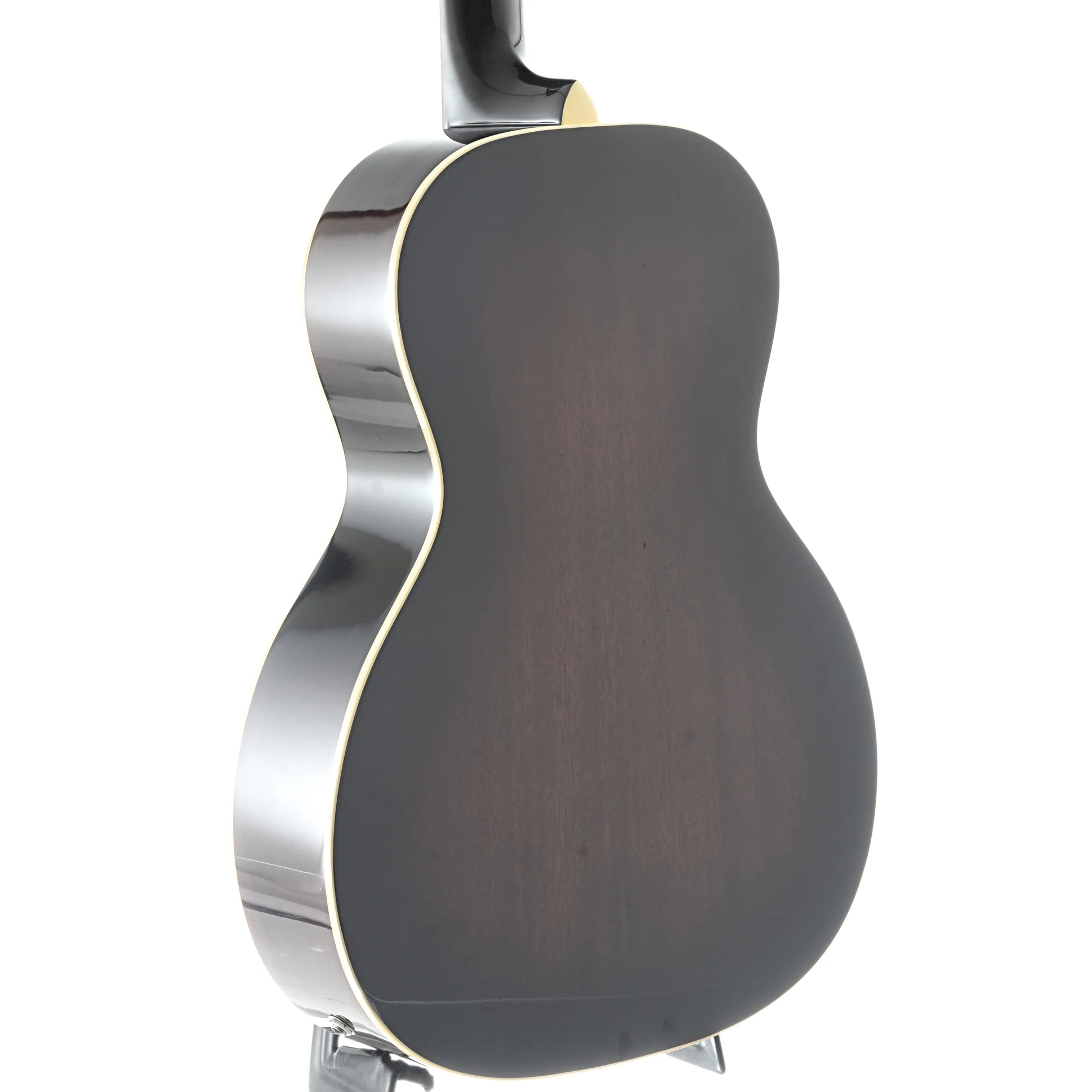 Recording King Rattlesnake Wood Body Roundneck Resonator Guitar with Fishman Pickup - Image 10