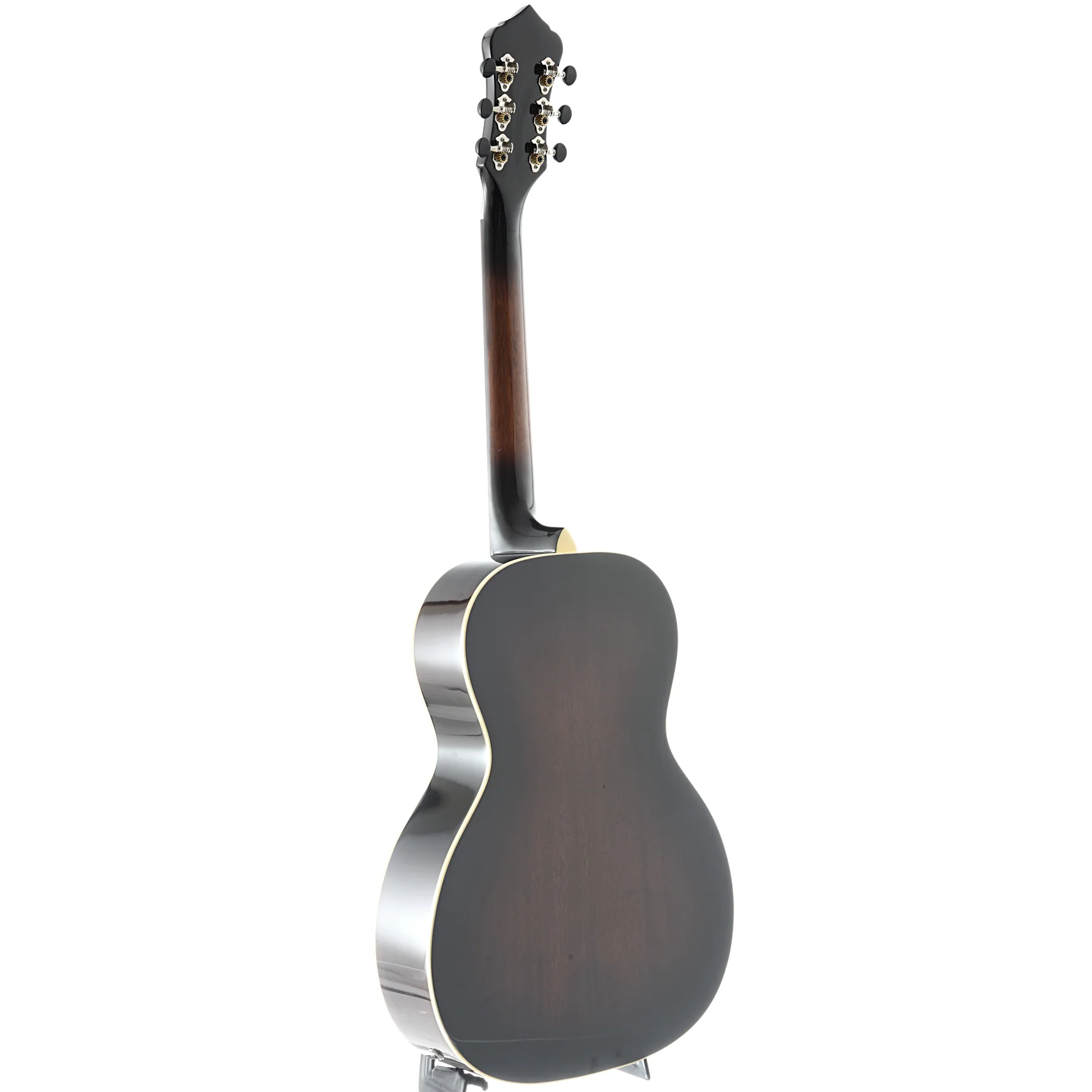 Recording King Rattlesnake Wood Body Roundneck Resonator Guitar with Fishman Pickup - Image 12