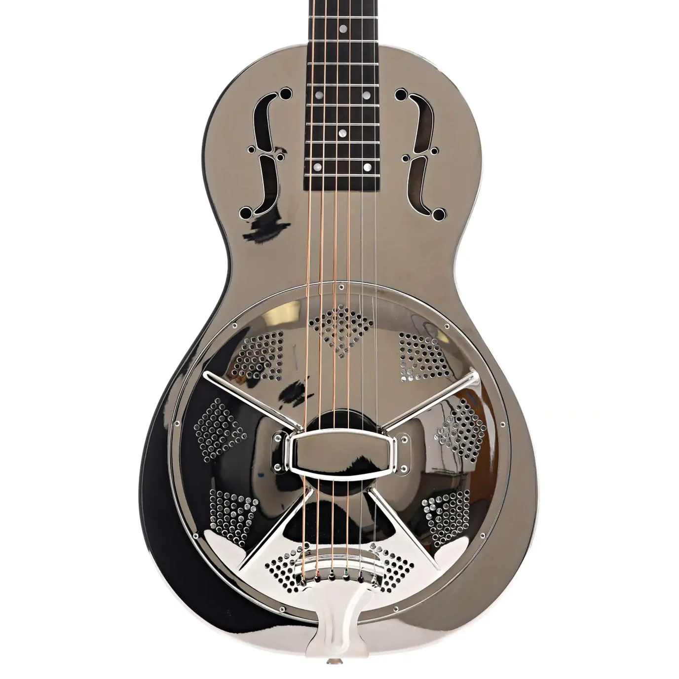 Recording King RM-993 Metal Body Parlor Resonator Guitar - Image 2