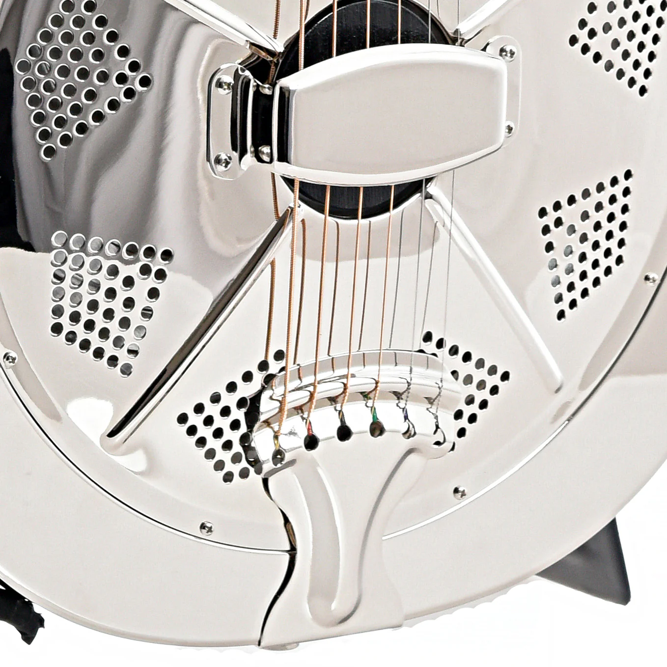 Recording King RM-993 Metal Body Parlor Resonator Guitar - Image 5