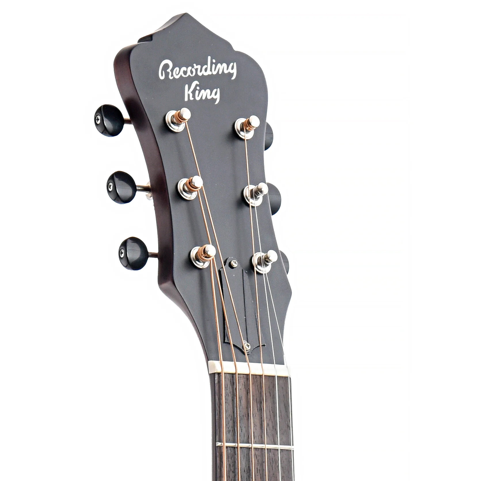 Recording King RM-993 Metal Body Parlor Resonator Guitar - Image 8