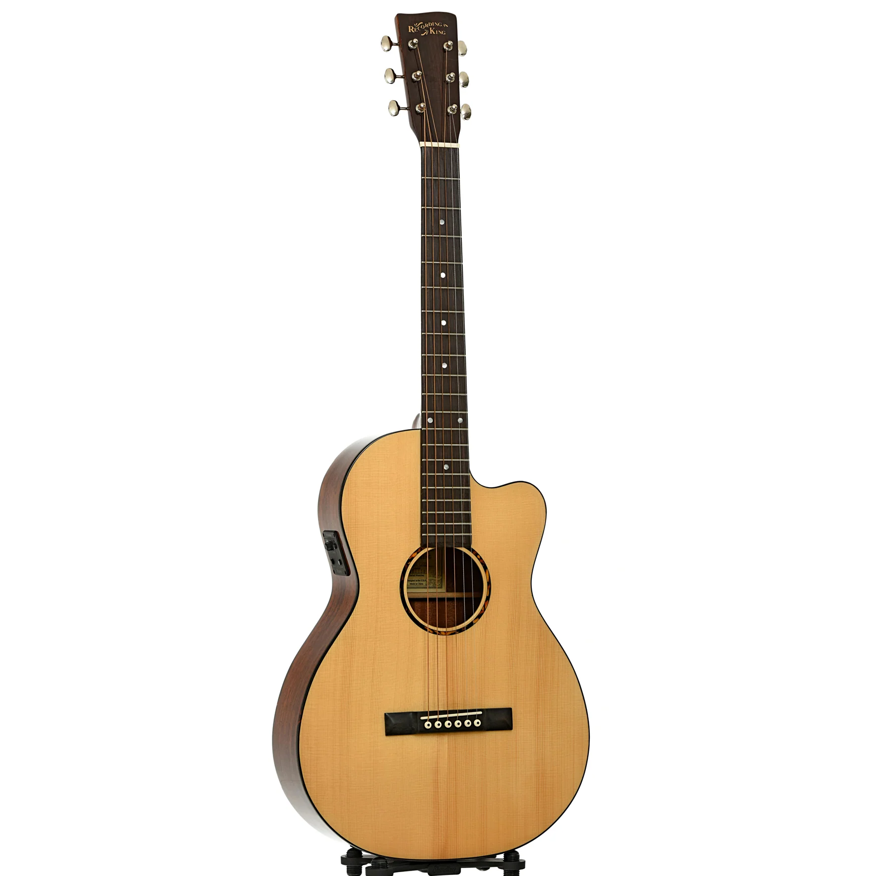 Recording King RP-G6-CFE5 0 Cutaway Acoustic Guitar (2020) - Image 3