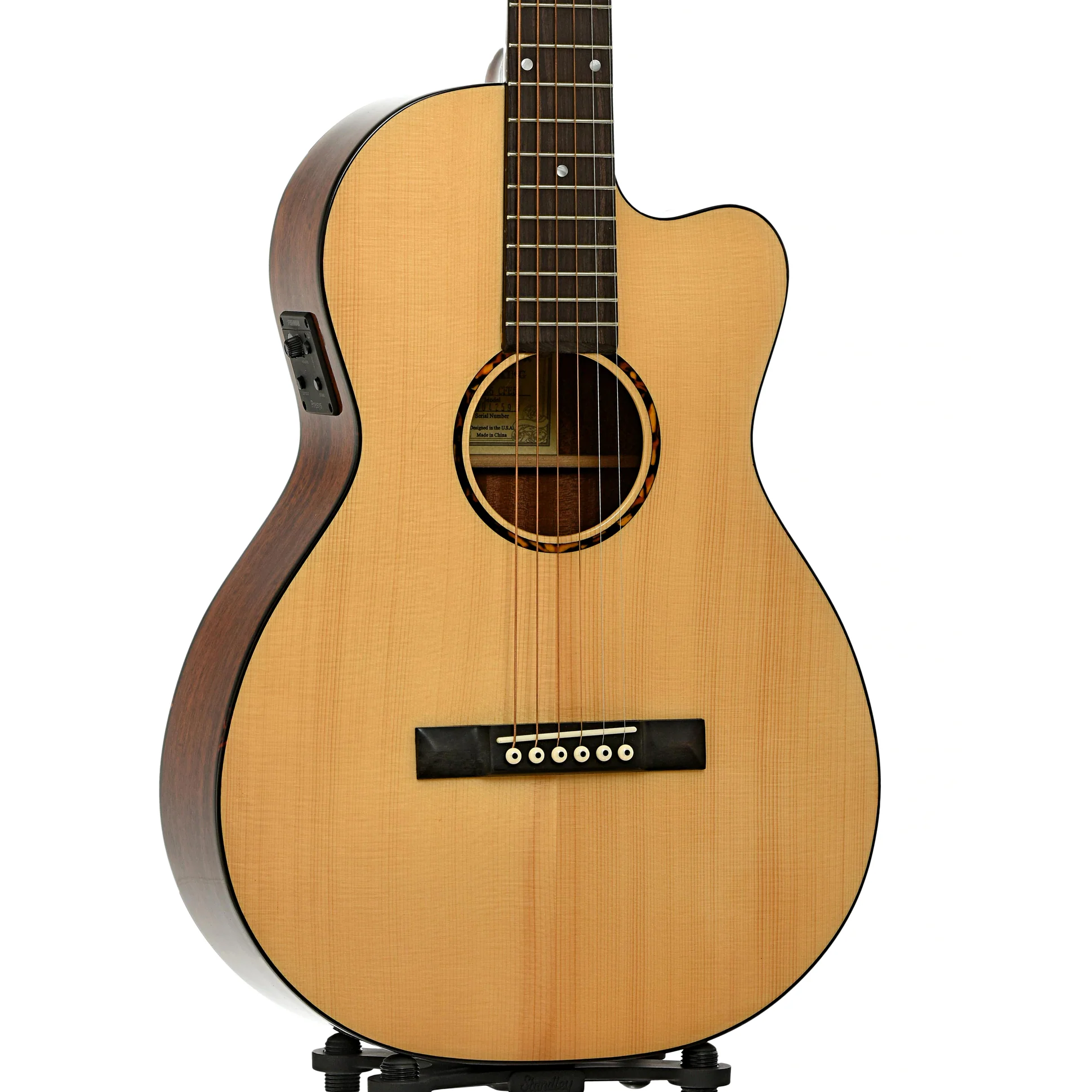 Recording King RP-G6-CFE5 0 Cutaway Acoustic Guitar (2020) - Image 4