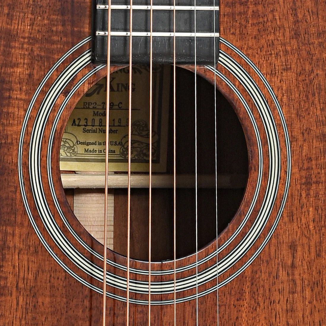 Recording King Tonewood Reserve Koa 00 Cutaway Acoustic Guitar - Image 7
