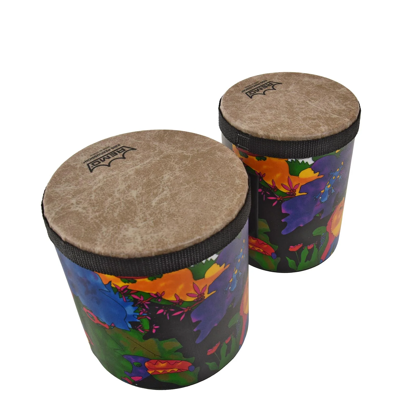 Remo Kids Percussion Bongo, Rain Forest Finish - Image 3