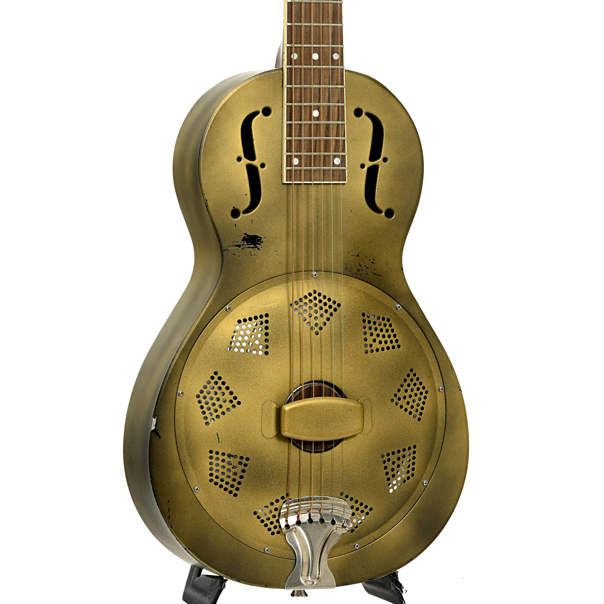 Republic Parlor Resolian Roundneck Resonator Guitar (2013) - Image 4