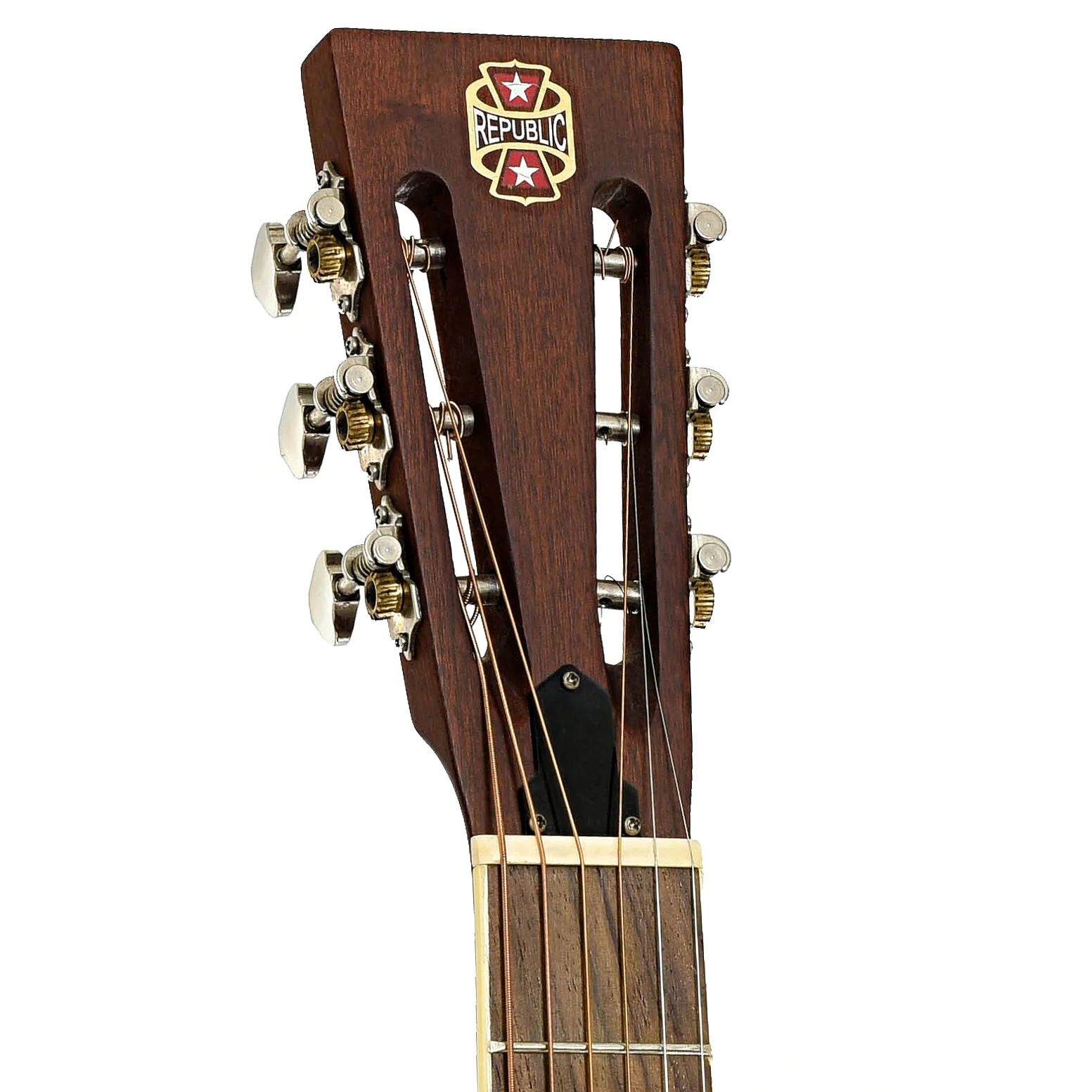Republic Parlor Resolian Roundneck Resonator Guitar (2013) - Image 8