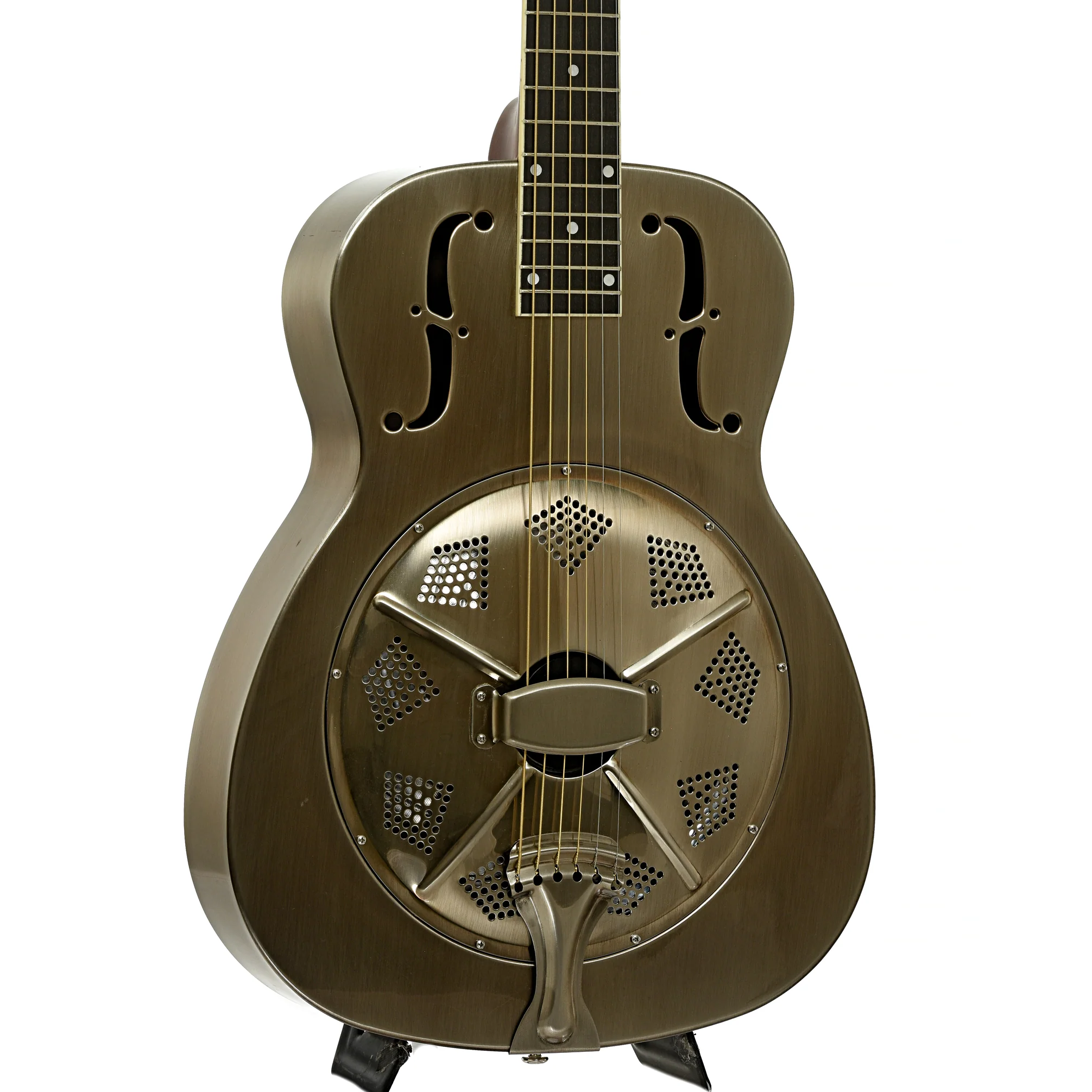 Republic Resolian Relic Nickel Roundneck Resonator Guitar (recent) - Image 4