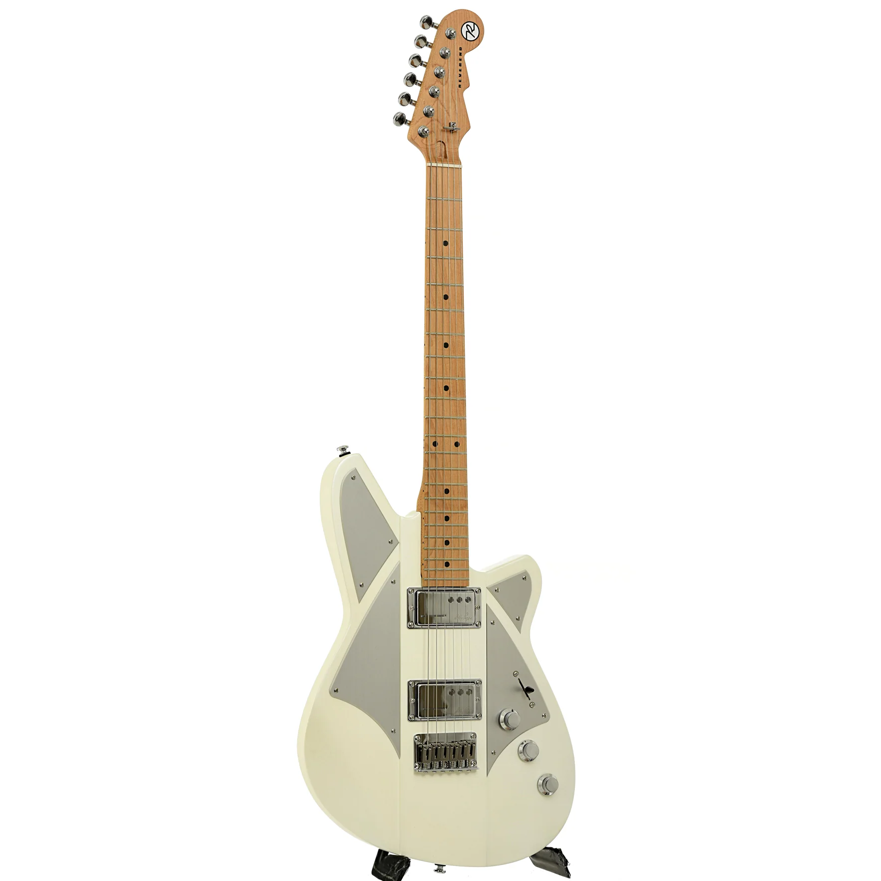 Reverend Billy Corgan Signature Electric Guitar, Satin Pearl White - Image 3