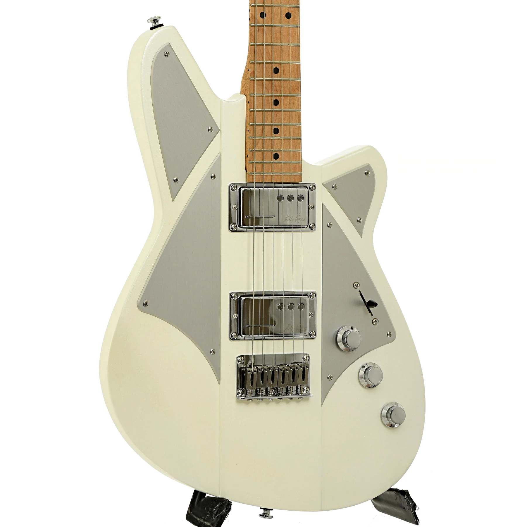 Reverend Billy Corgan Signature Electric Guitar, Satin Pearl White - Image 4