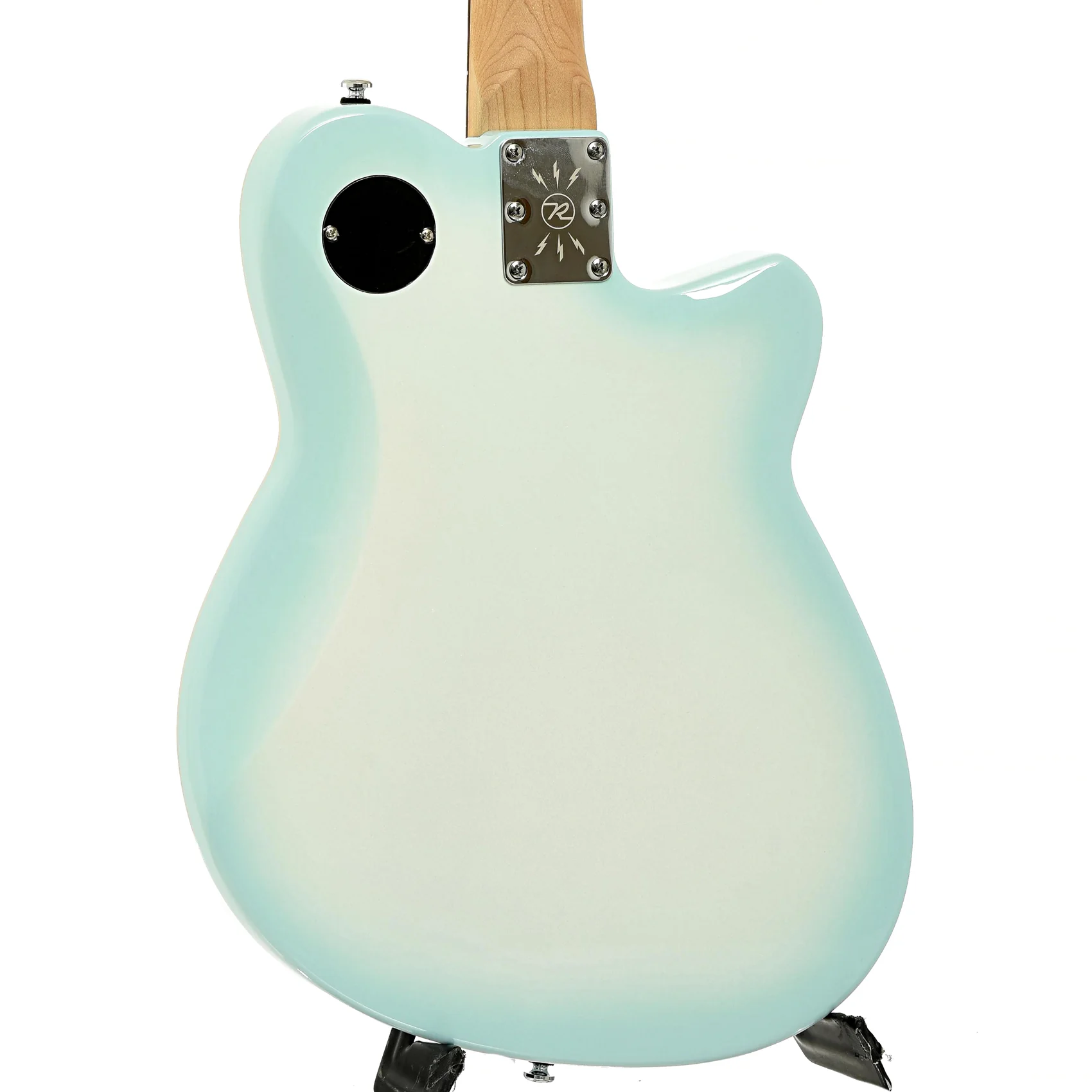Reverend Double Agent OG, Left Handed Electric Guitar, Chronic Blue Burst - Image 11