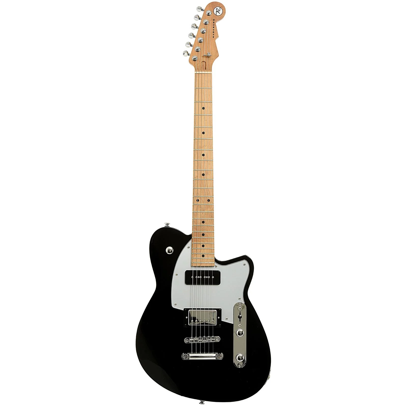Reverend Double Agent OG Electric Guitar, Midnight Black - Image 13