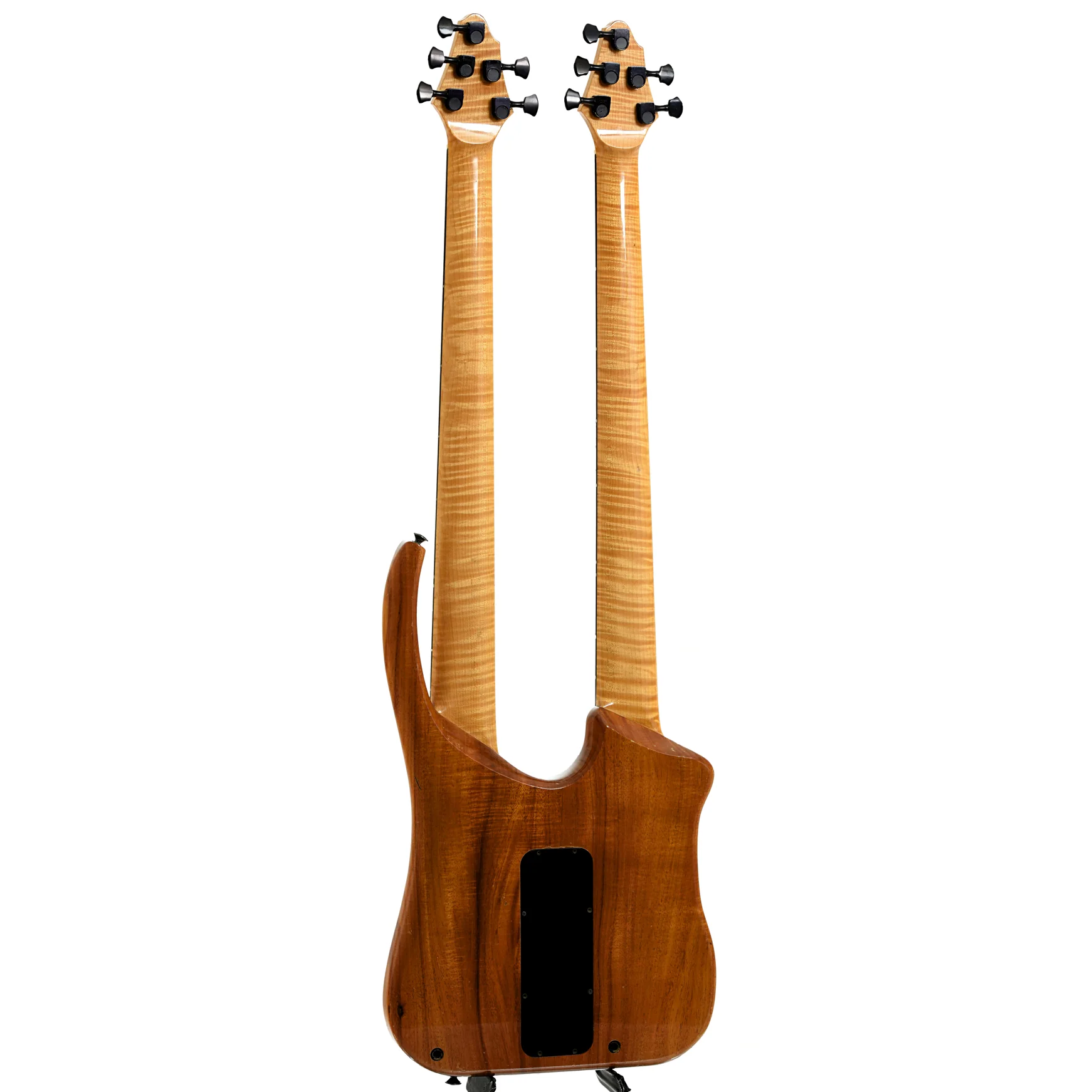 Ed Reynolds Custom Double Neck 5-String Electric Bass LH (c.1985) - Image 12