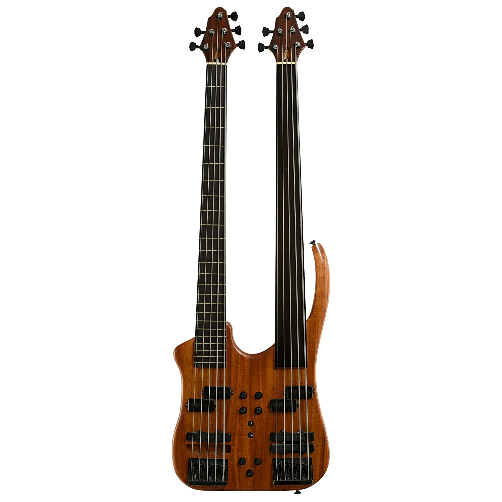 Ed Reynolds Custom Double Neck 5-String Electric Bass LH (c.1985) - Image 14