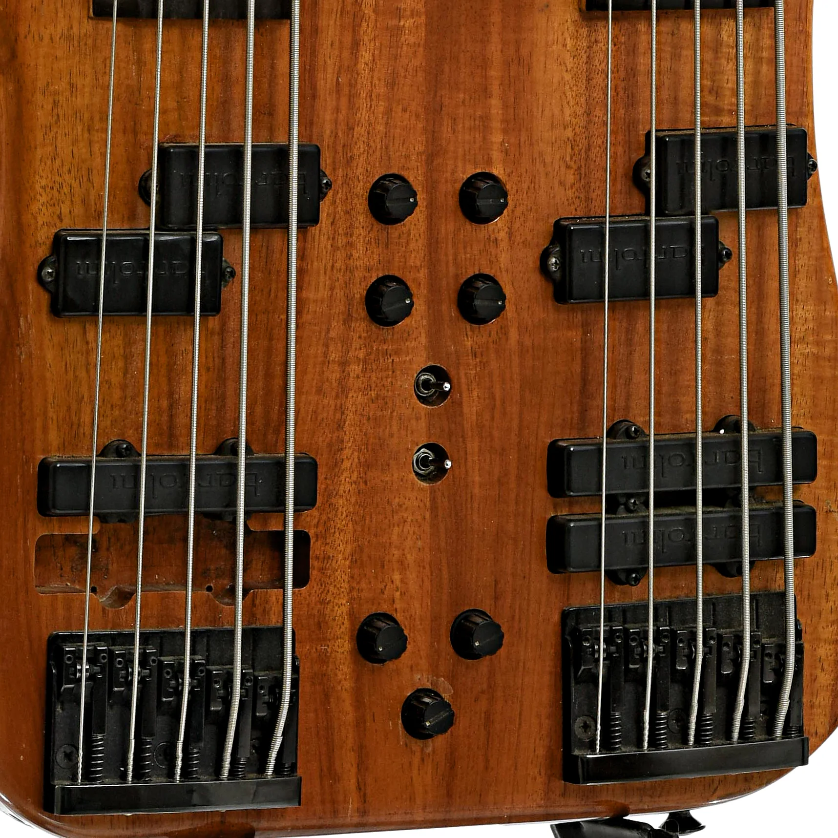Ed Reynolds Custom Double Neck 5-String Electric Bass LH (c.1985) - Image 6