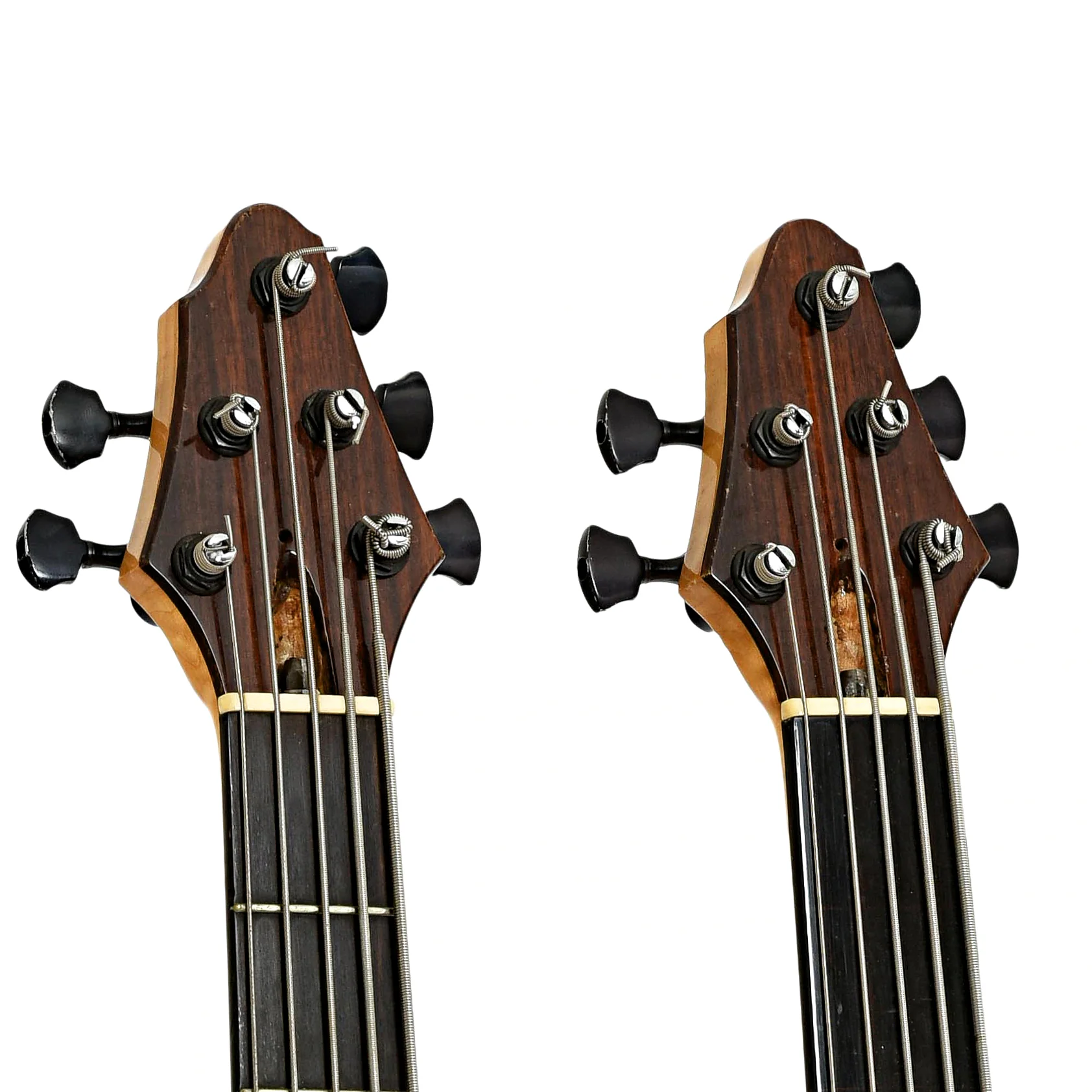 Ed Reynolds Custom Double Neck 5-String Electric Bass LH (c.1985) - Image 8