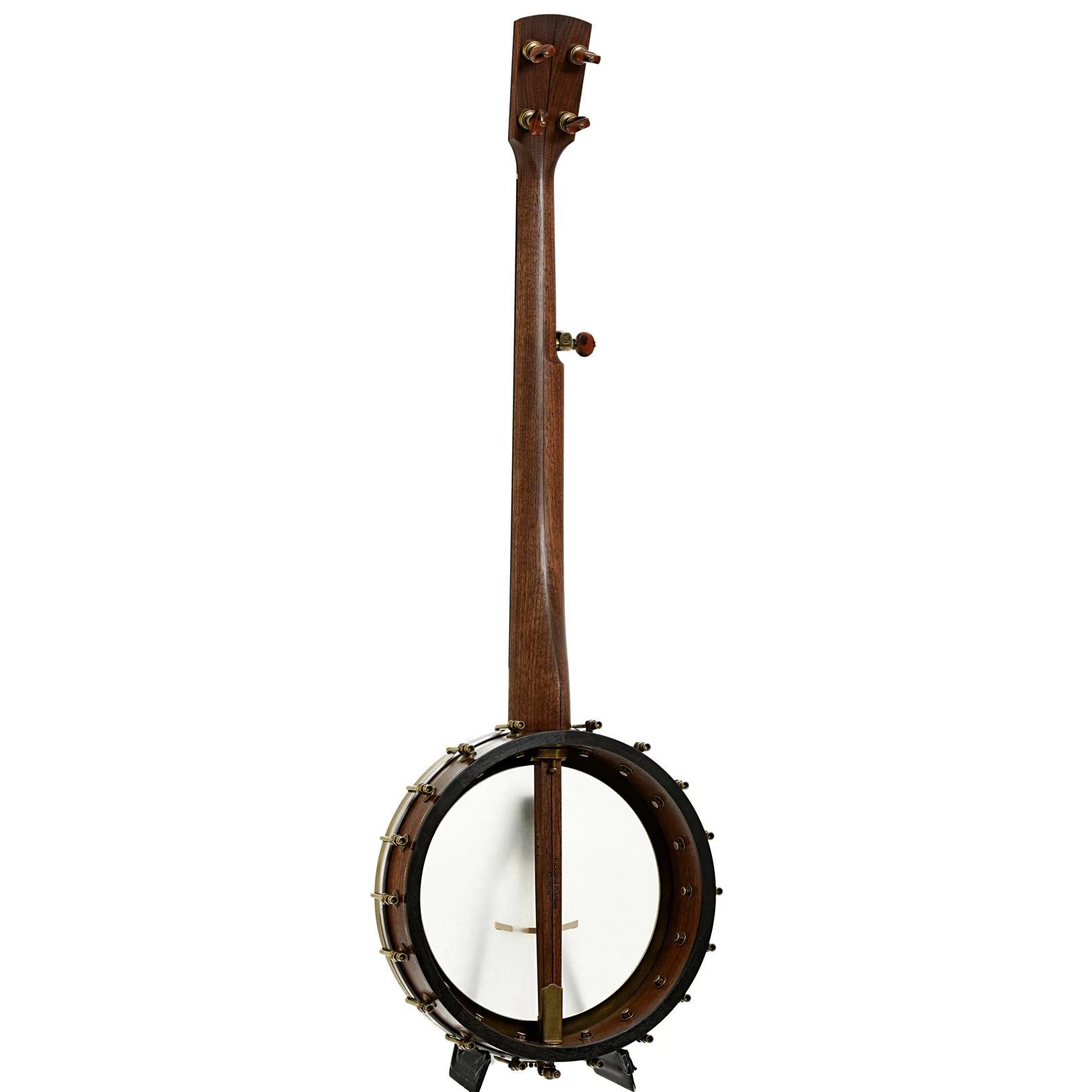 Rickard Dobson 11in Openback Banjo & Case, Walnut - Image 11