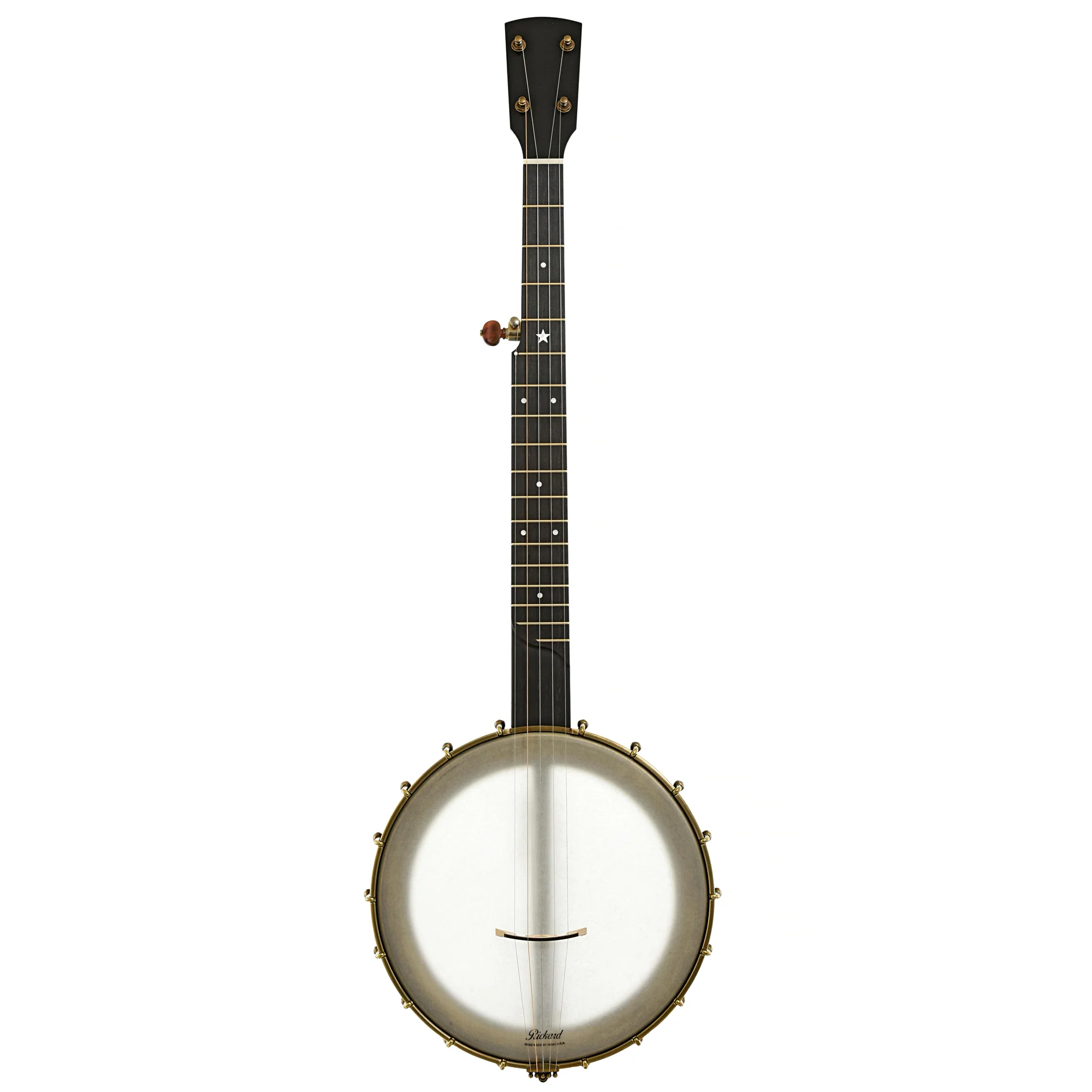 Rickard Dobson 11in Openback Banjo & Case, Walnut - Image 13
