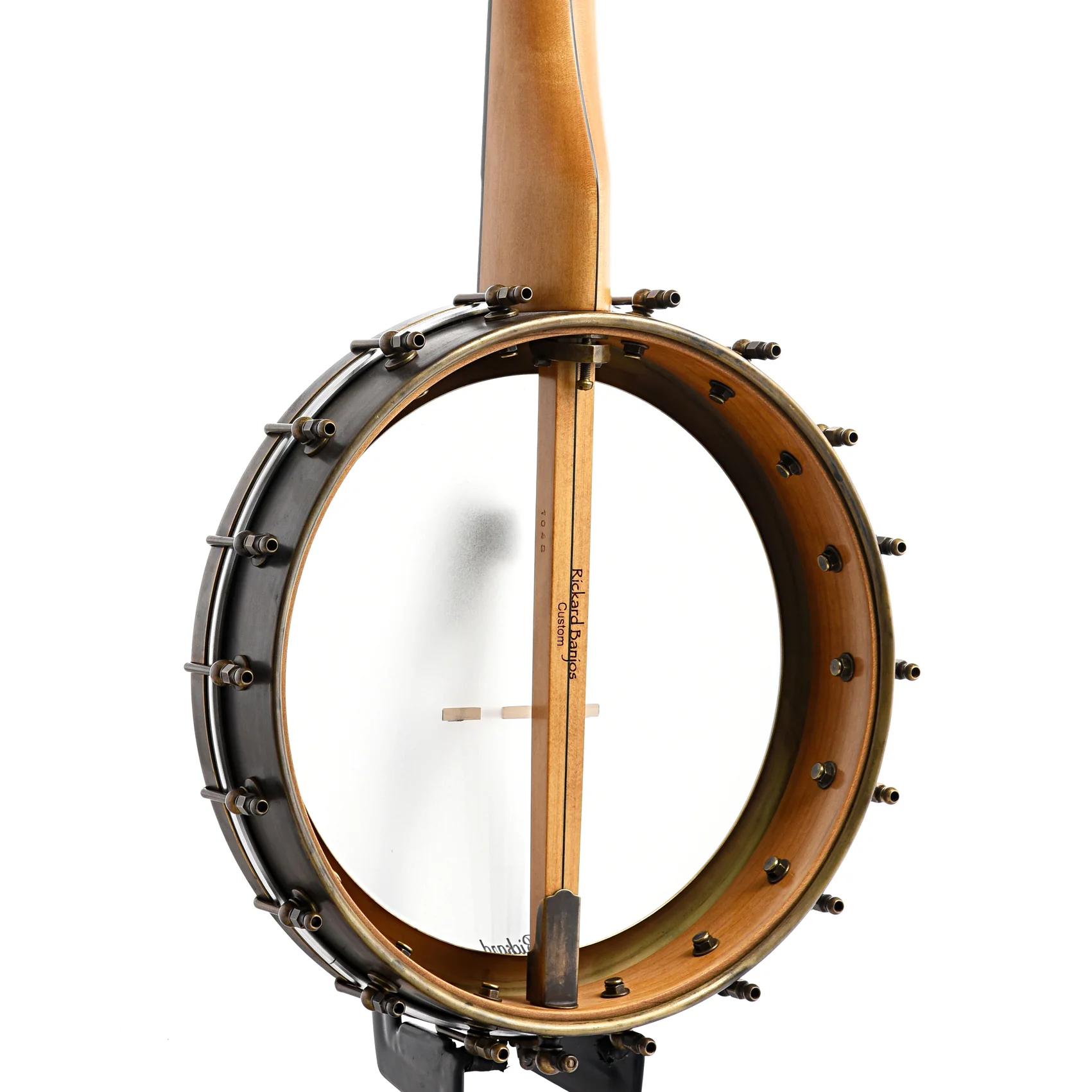 Rickard Dobson 12in Openback Banjo & Case, Spunover Rim - Image 10