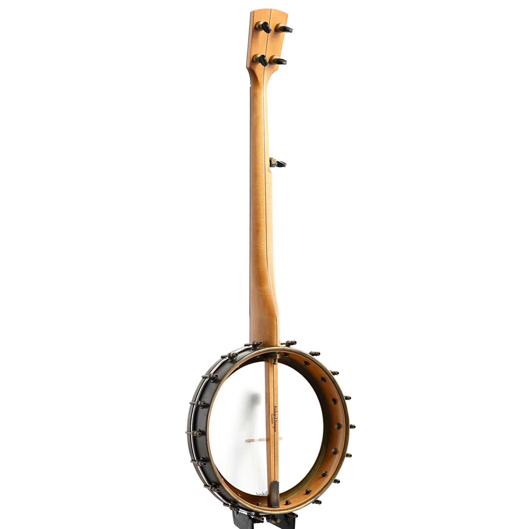 Rickard Dobson 12in Openback Banjo & Case, Spunover Rim - Image 11