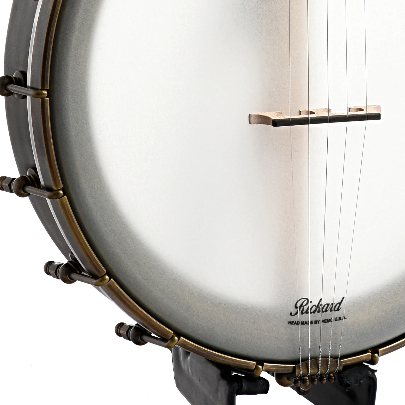 Rickard Dobson 12in Openback Banjo & Case, Spunover Rim - Image 3