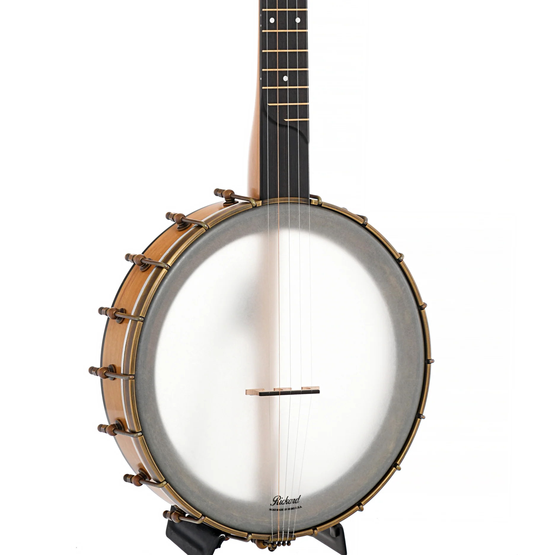 Rickard Dobson 12in Openback Banjo & Case - Image 2