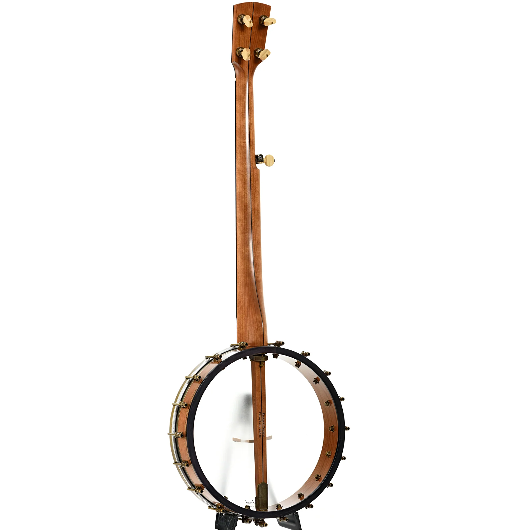 Rickard Little Wonder 12in Openback Banjo & Case, Cherry - Image 12